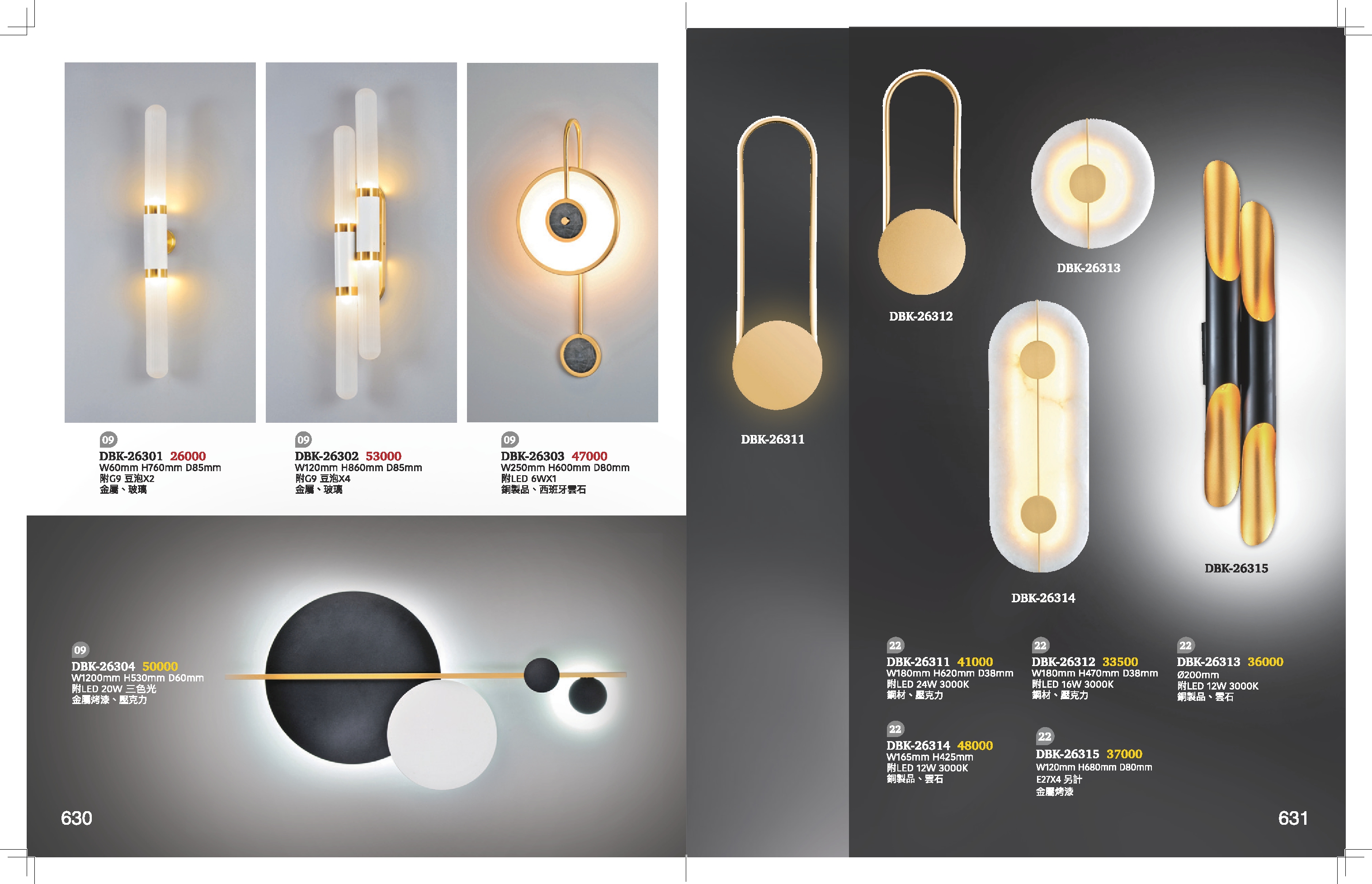 LED 壁燈系列 K630