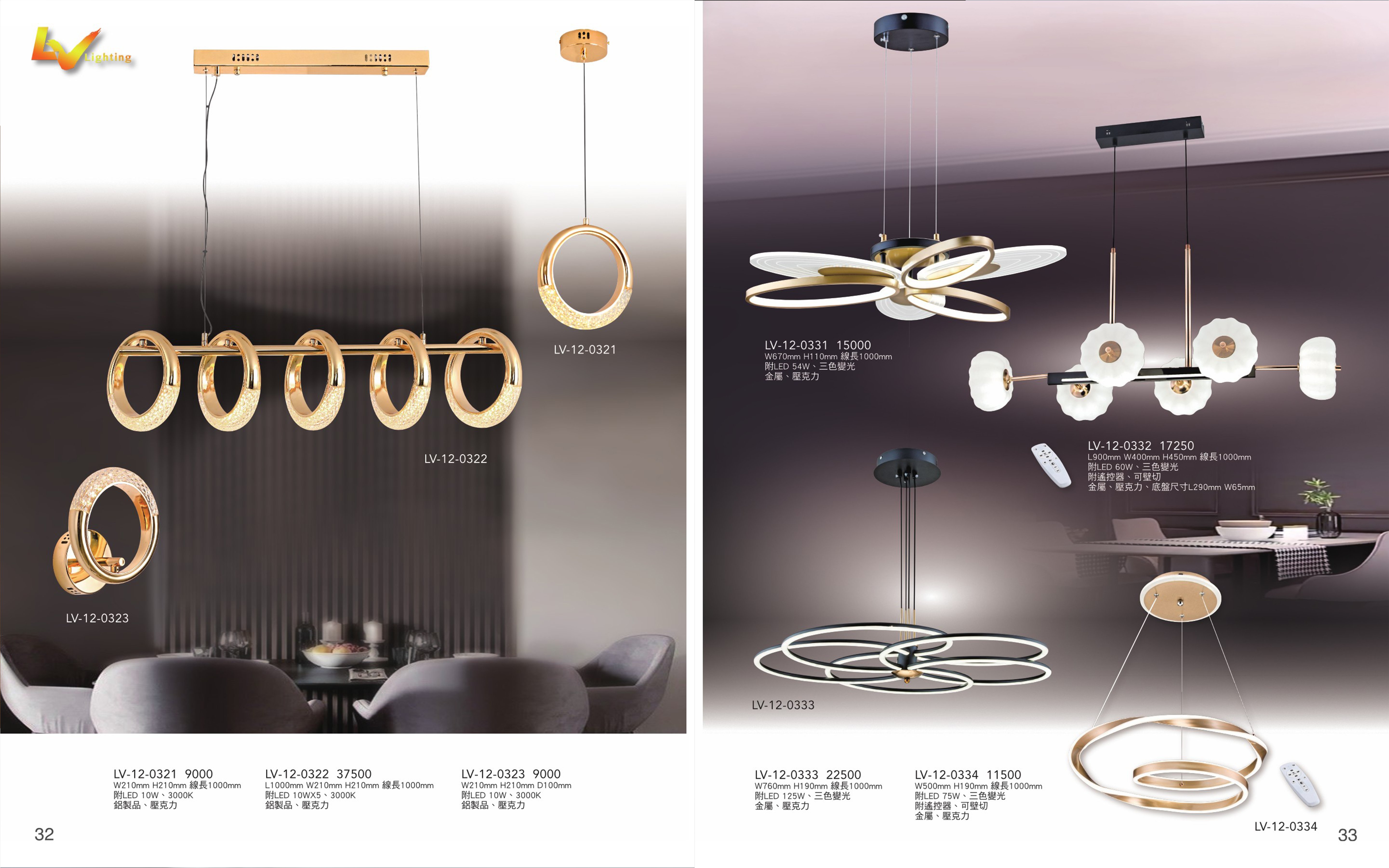 LED餐吊燈系列 LV32