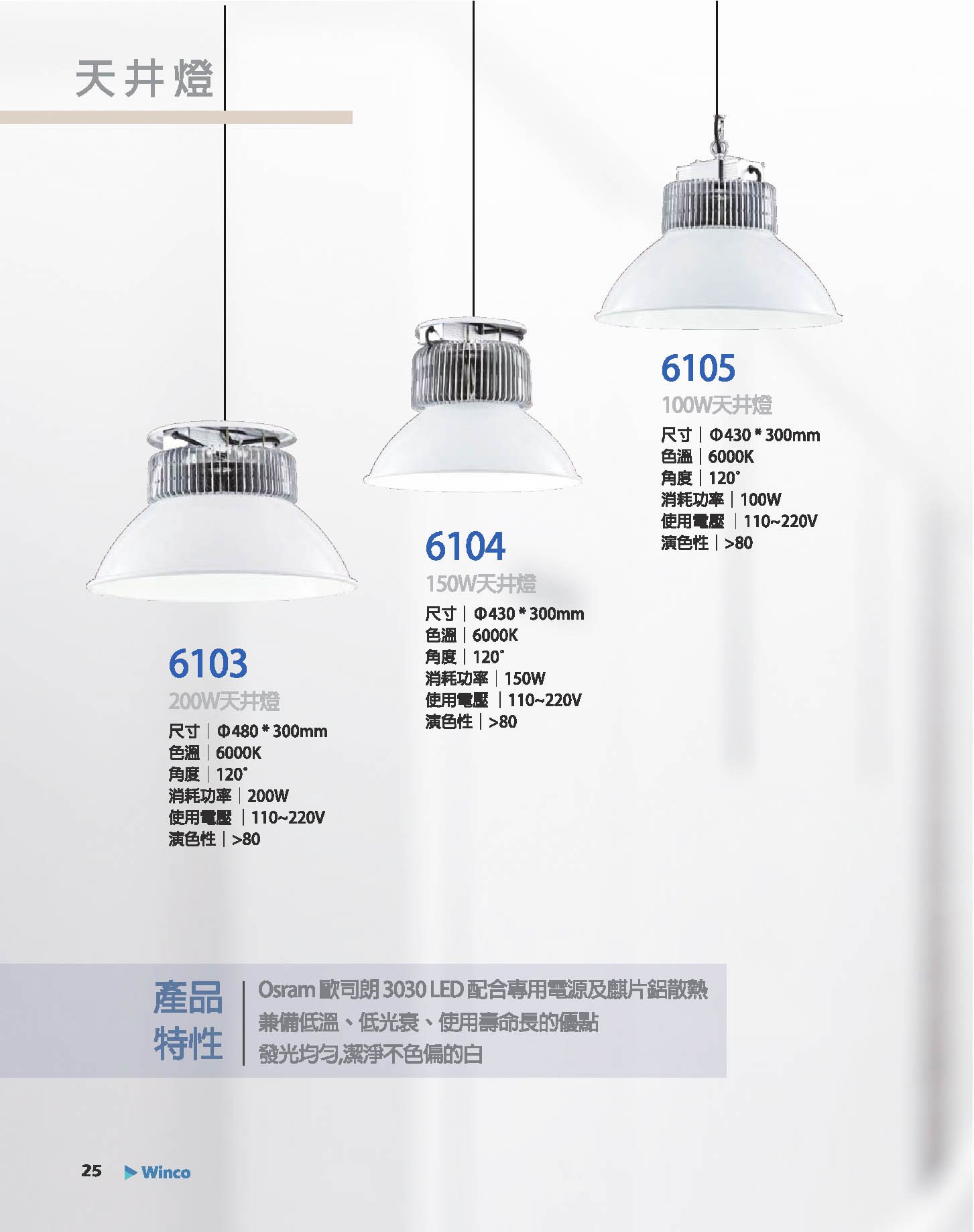 天井燈系列 W25