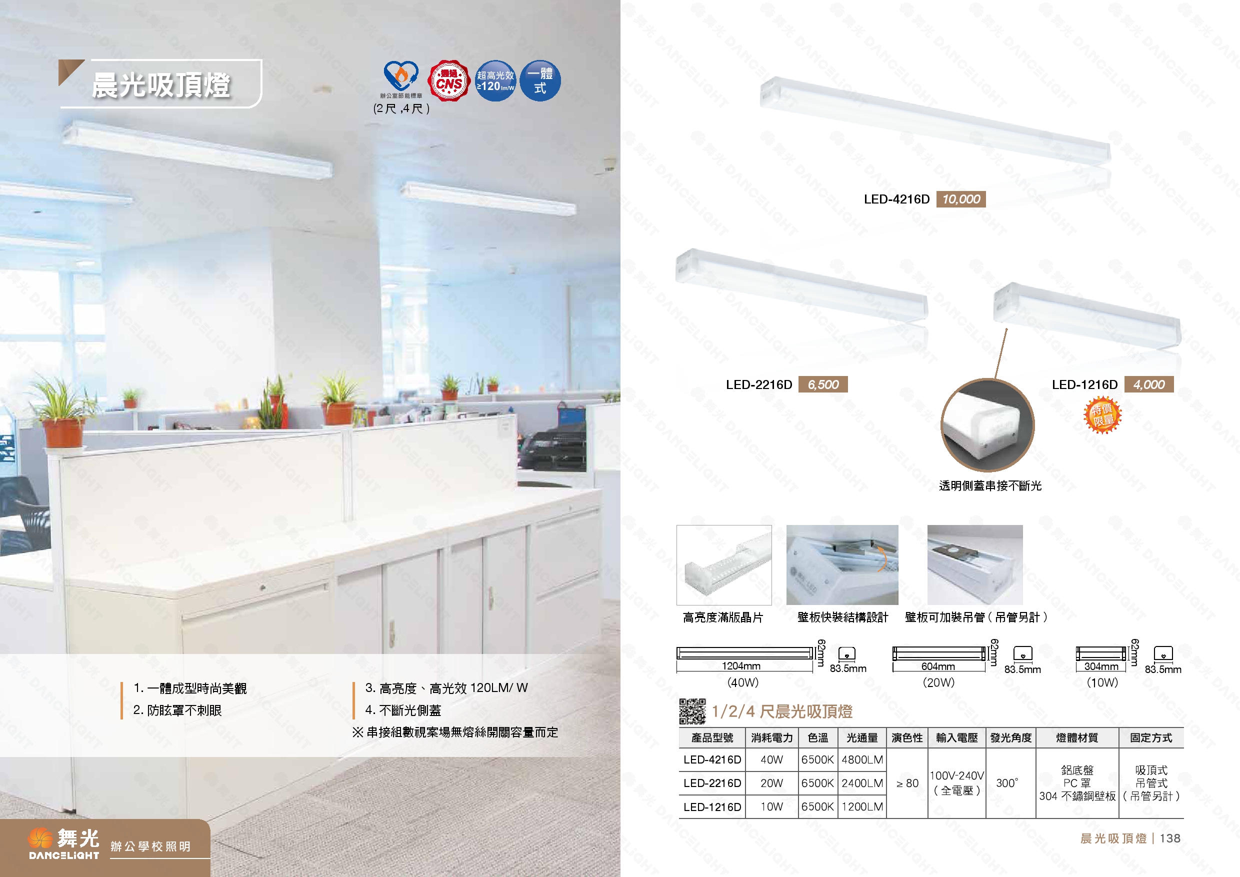 LED 晨光吸頂燈 D137