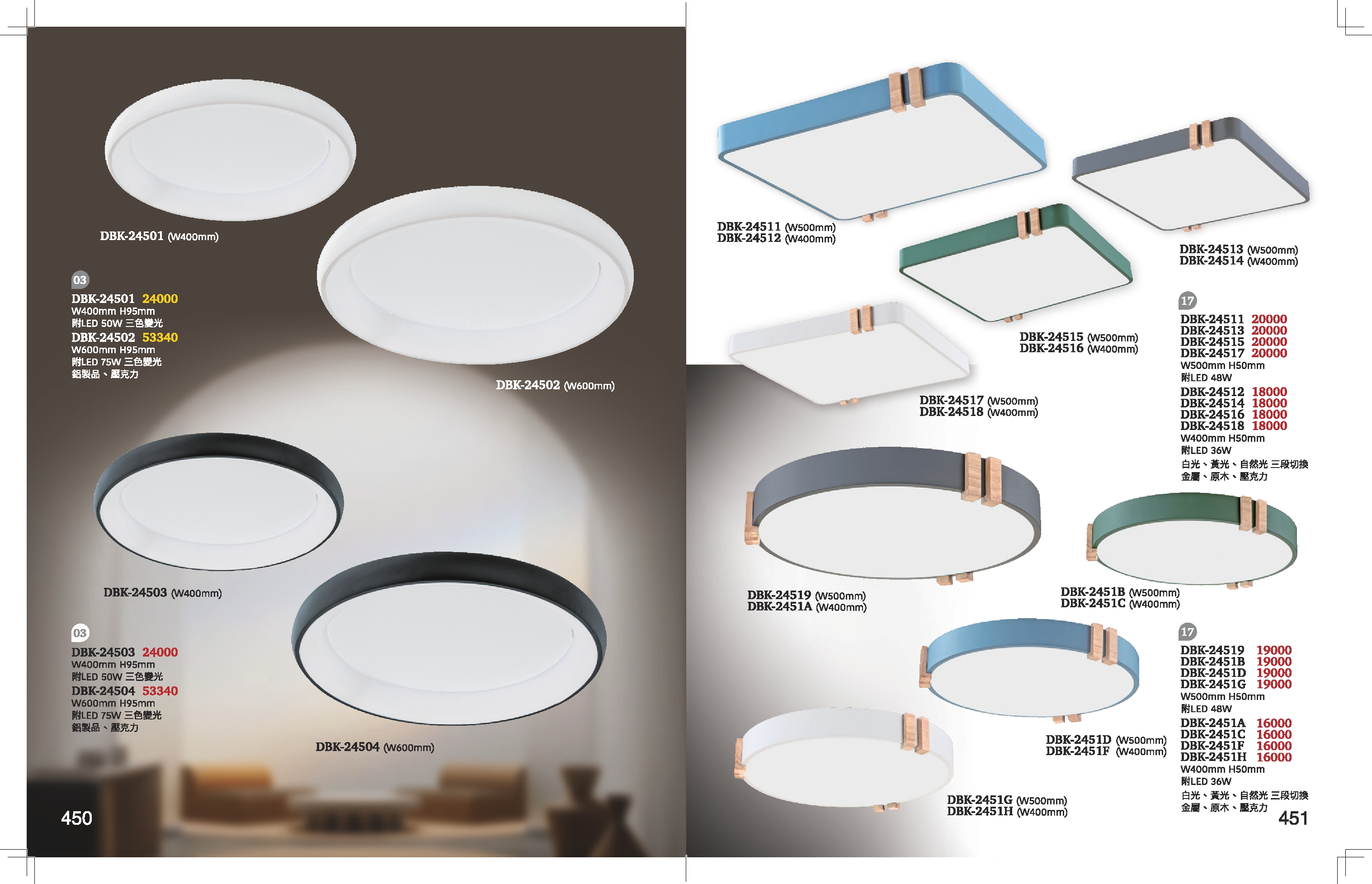 LED吸頂燈系列 K450