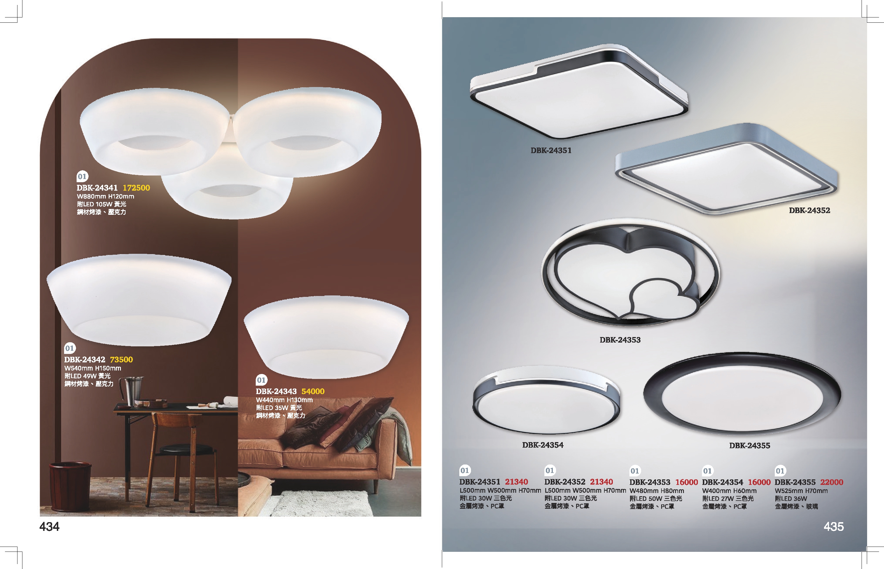 LED吸頂燈系列 K434