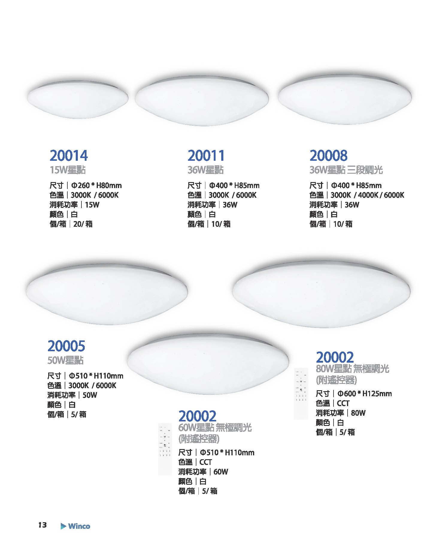 LED吸頂燈系列 W13