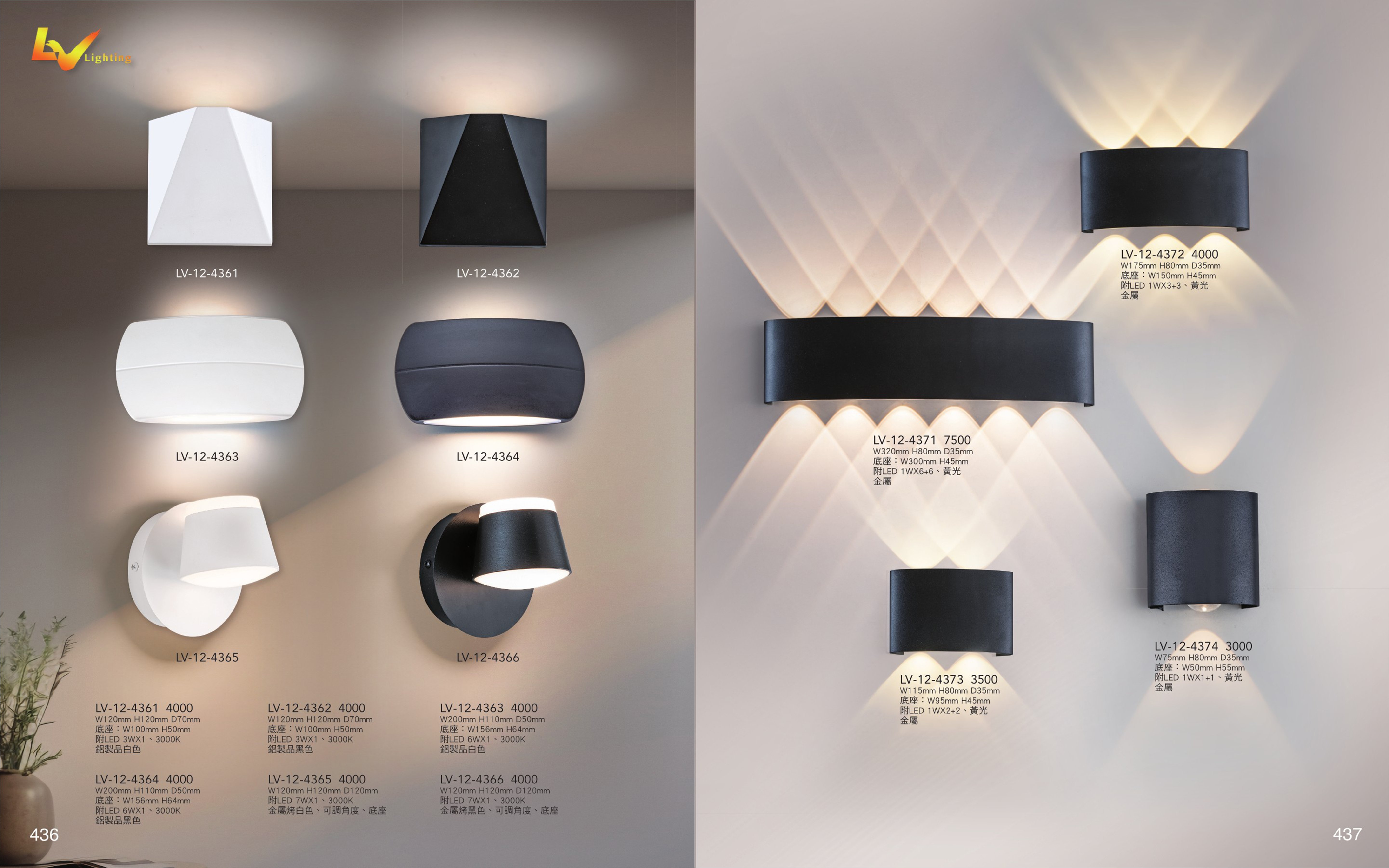LED壁燈系列 LV436