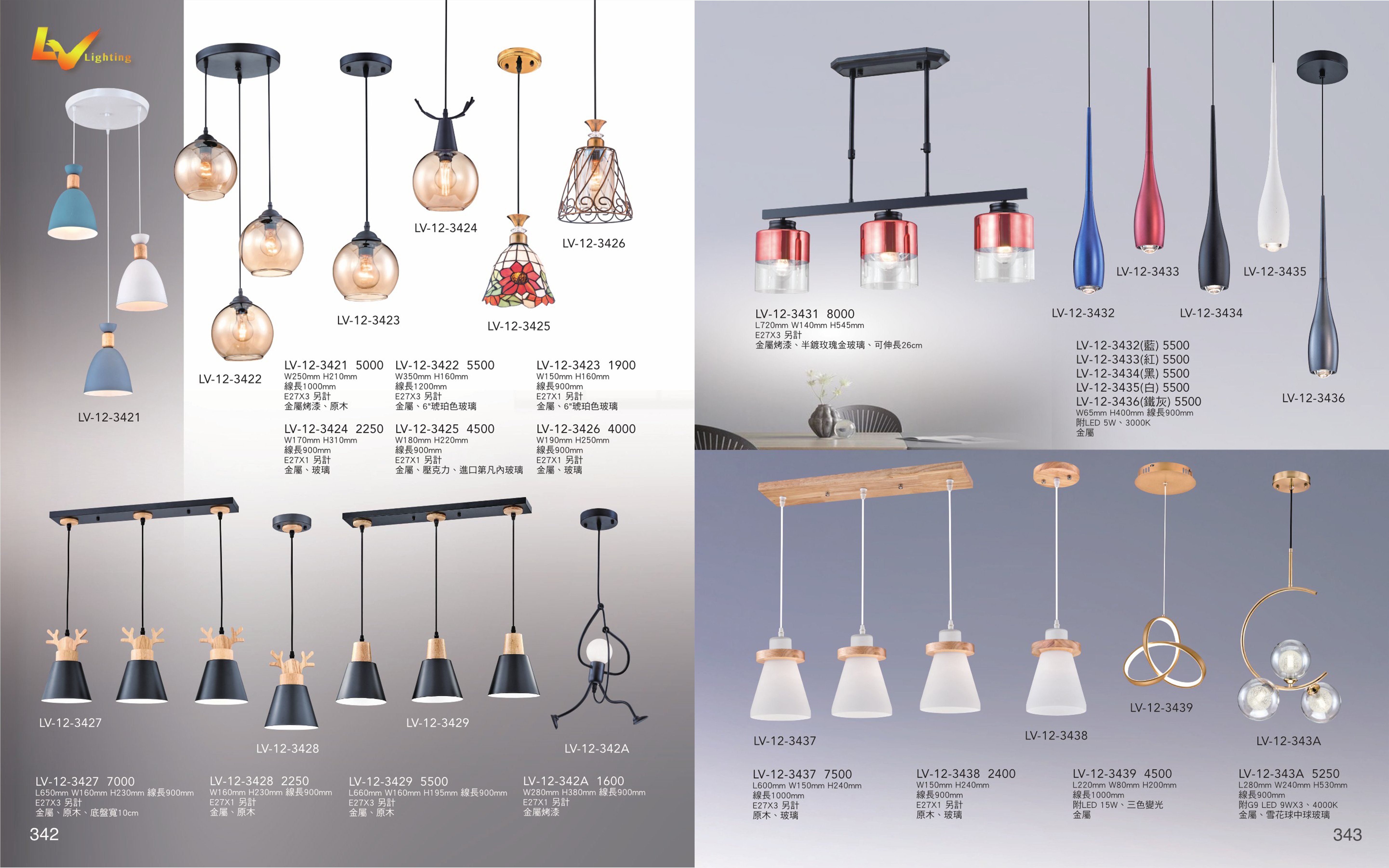 餐吊燈系列 LV342