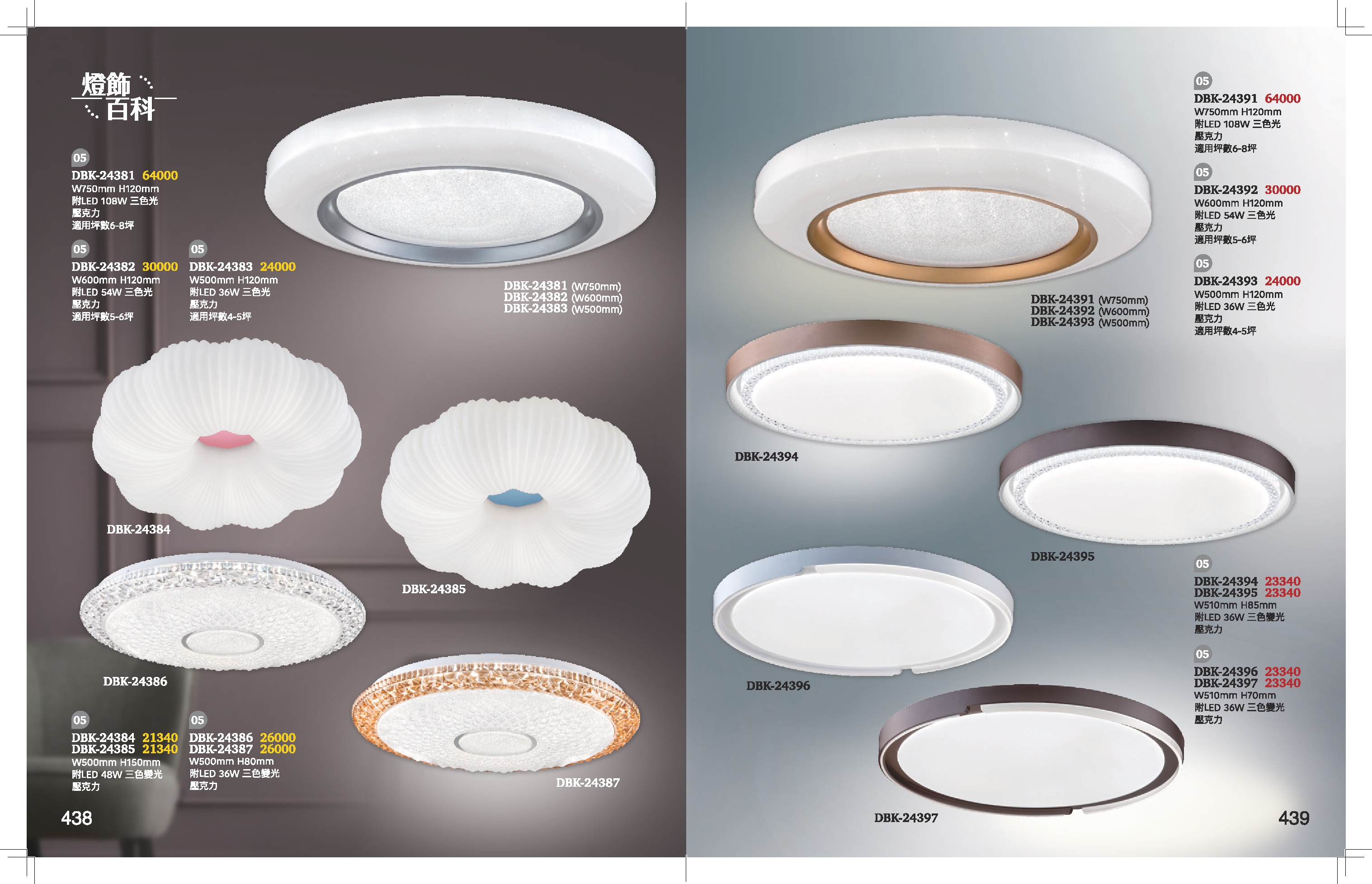LED吸頂燈系列 K438