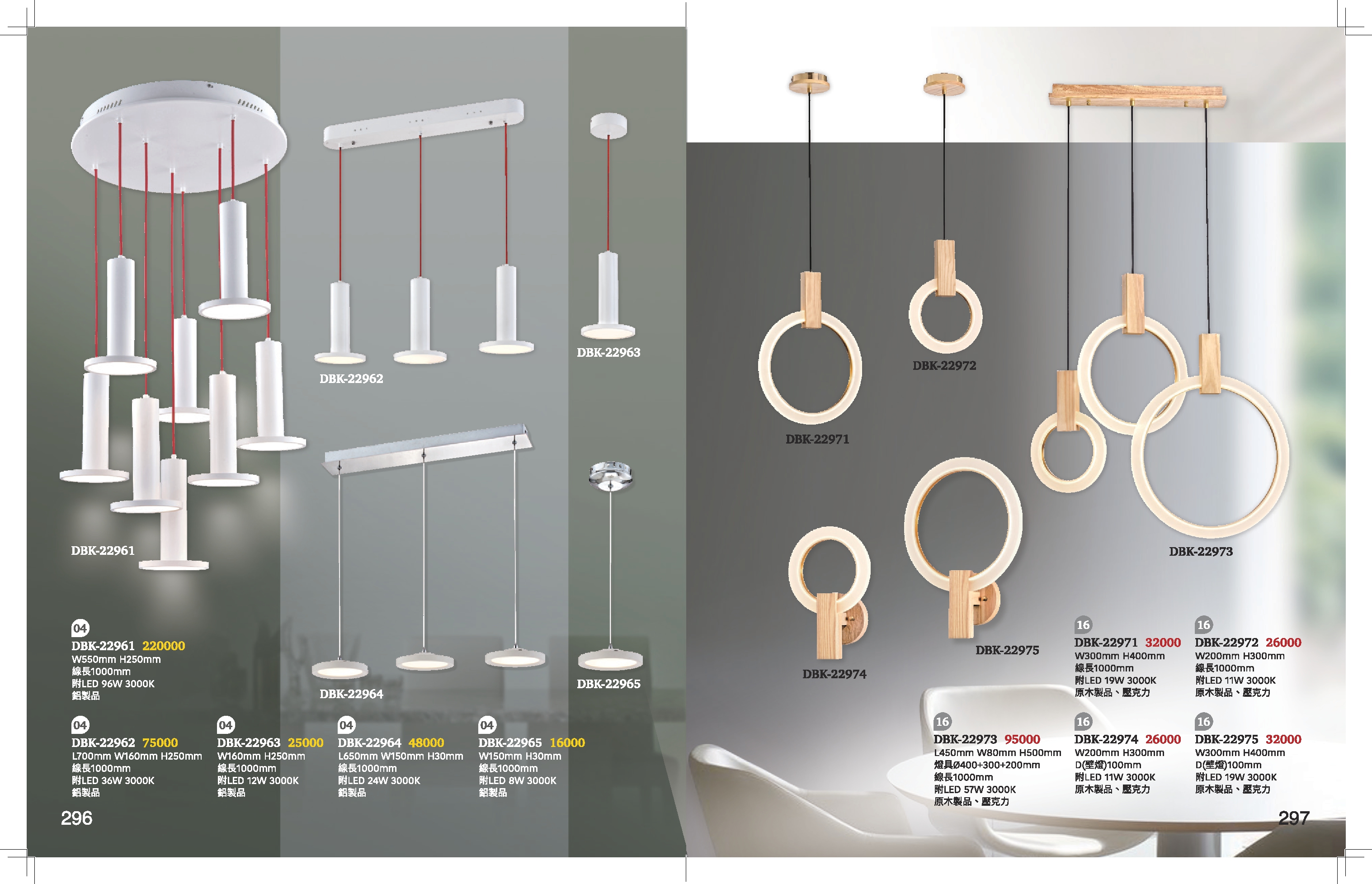餐吊燈系列 K296