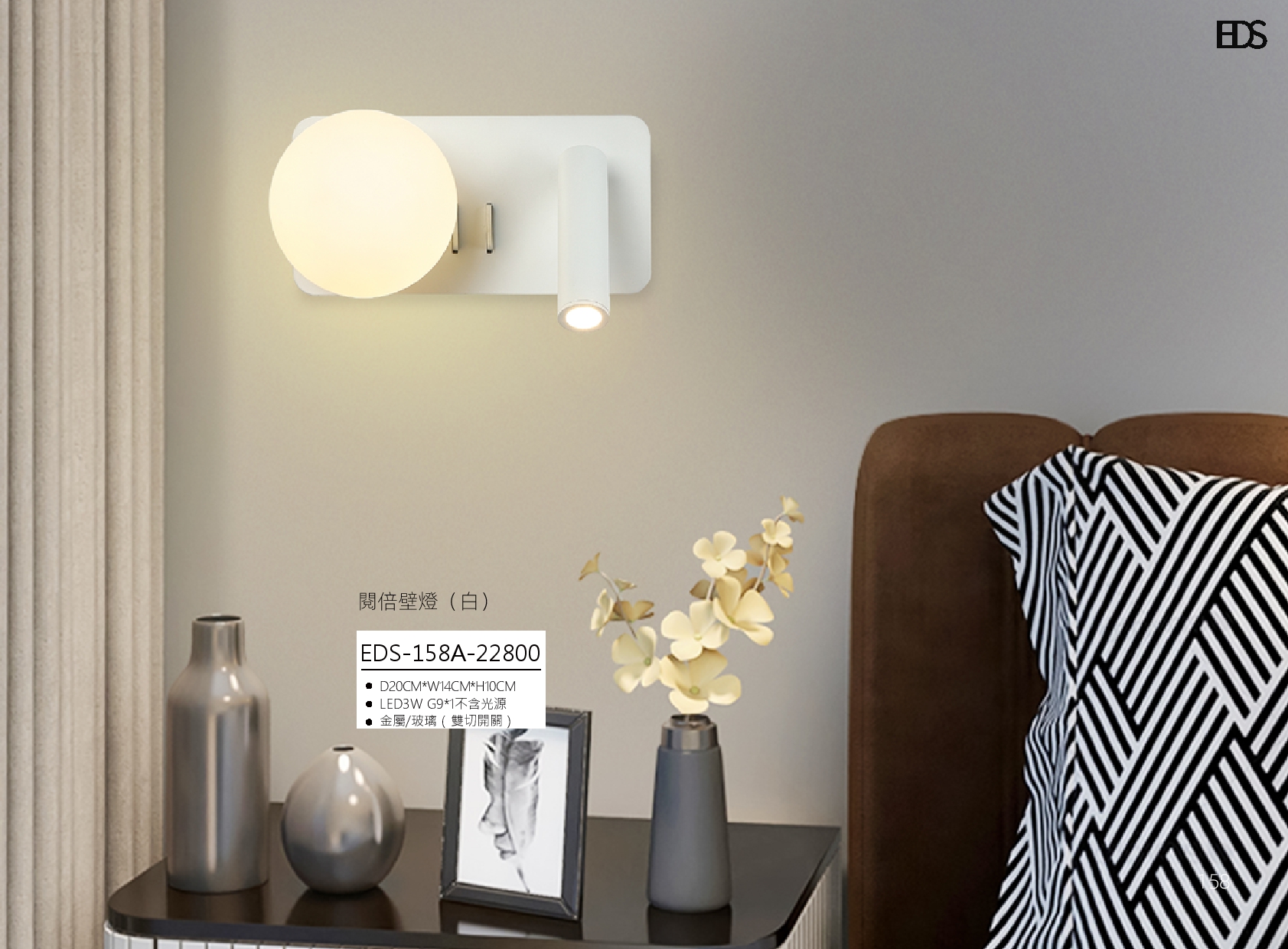 閱倍壁燈 EDS 158