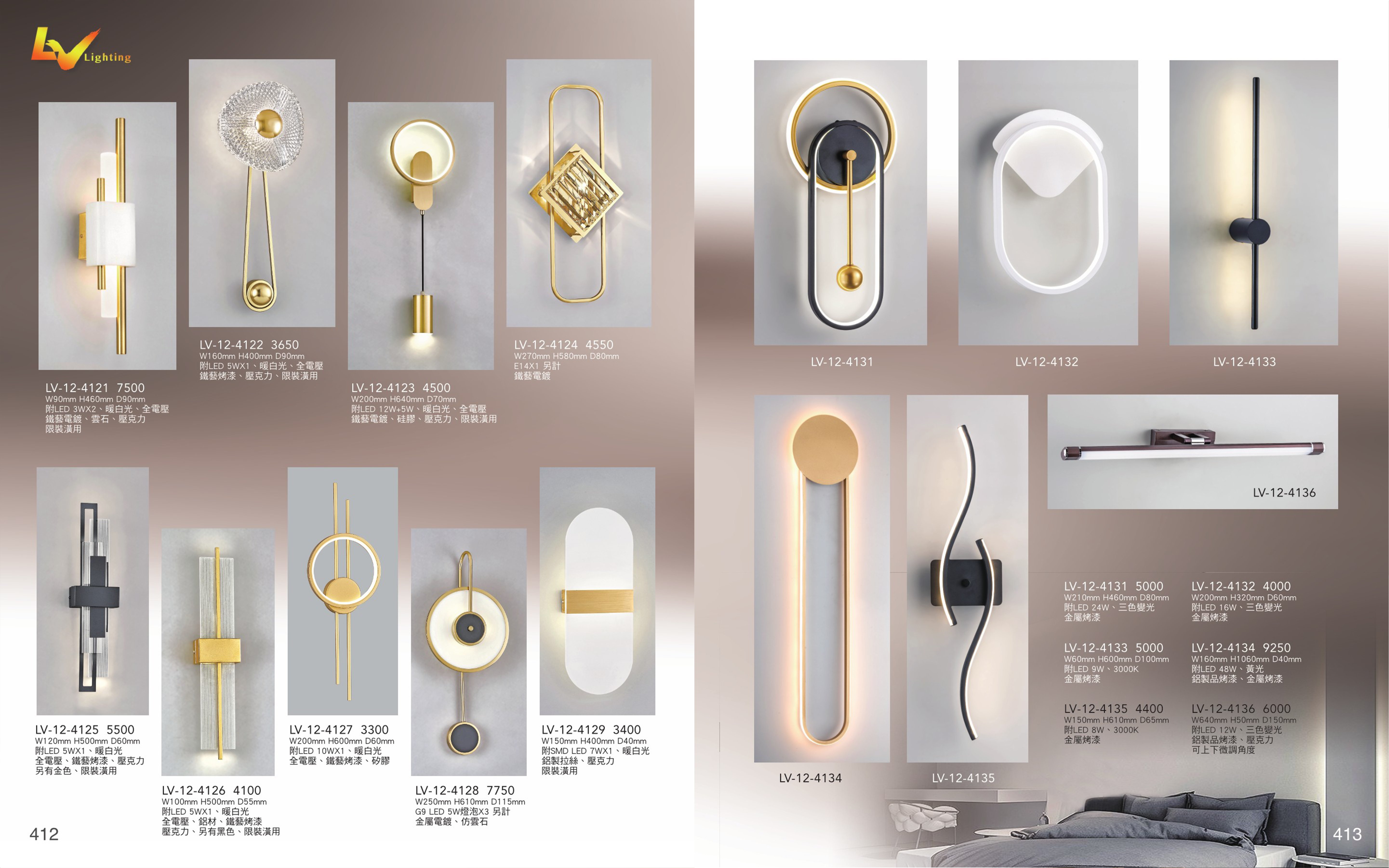 LED壁燈系列 LV412