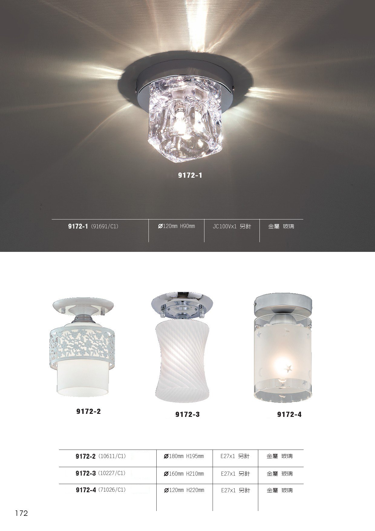 小吸頂燈系列 L172