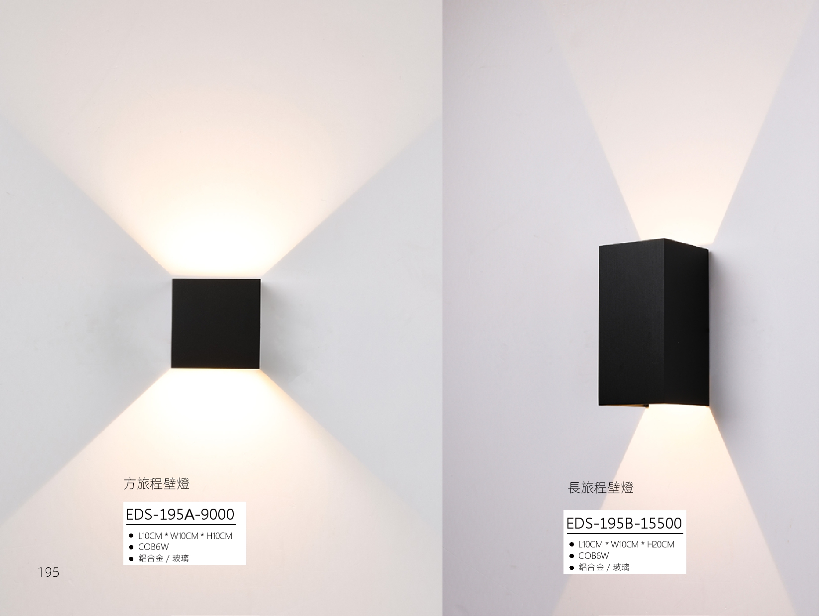方旅/長旅程壁燈 EDS 195