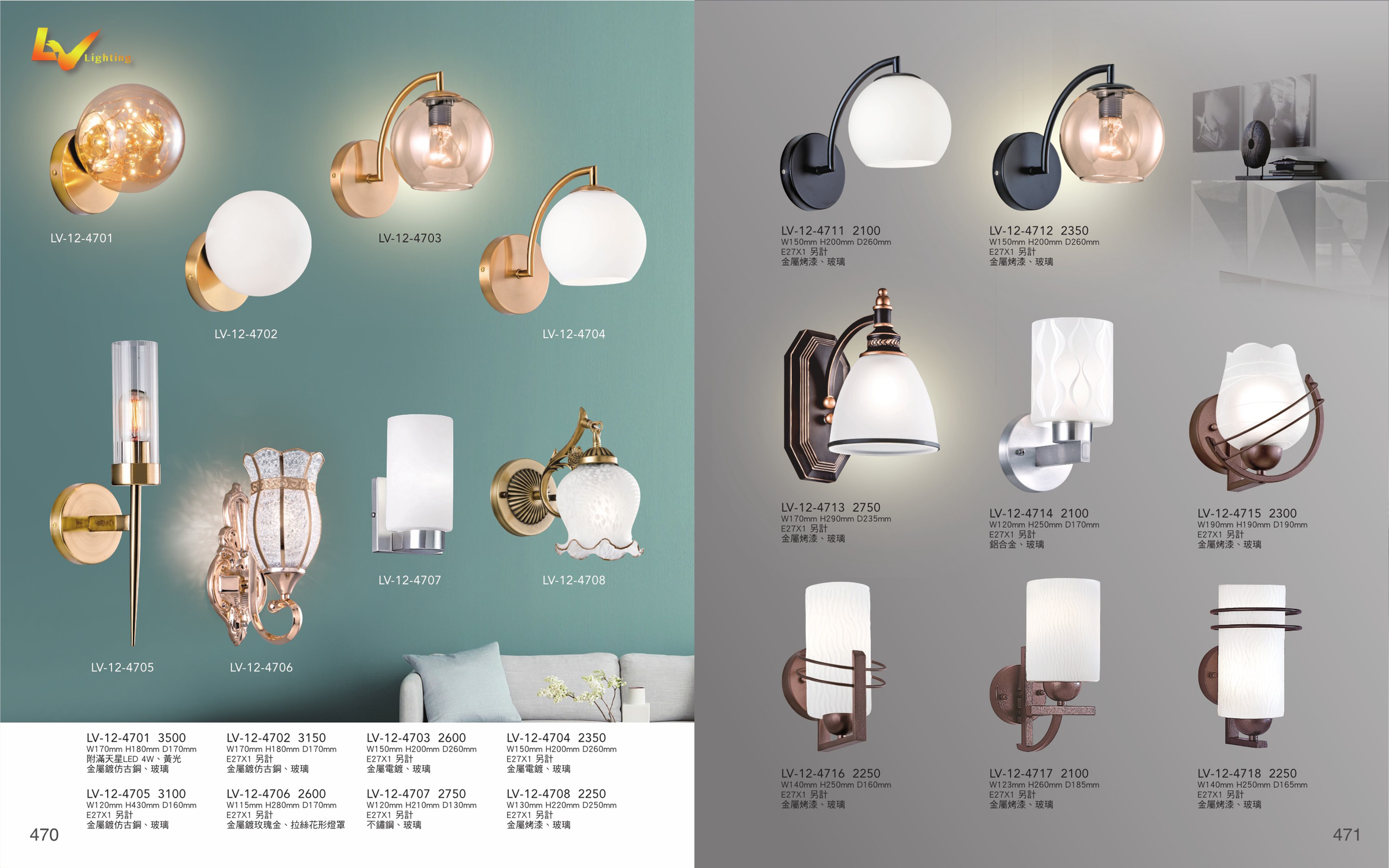 壁燈系列 LV470