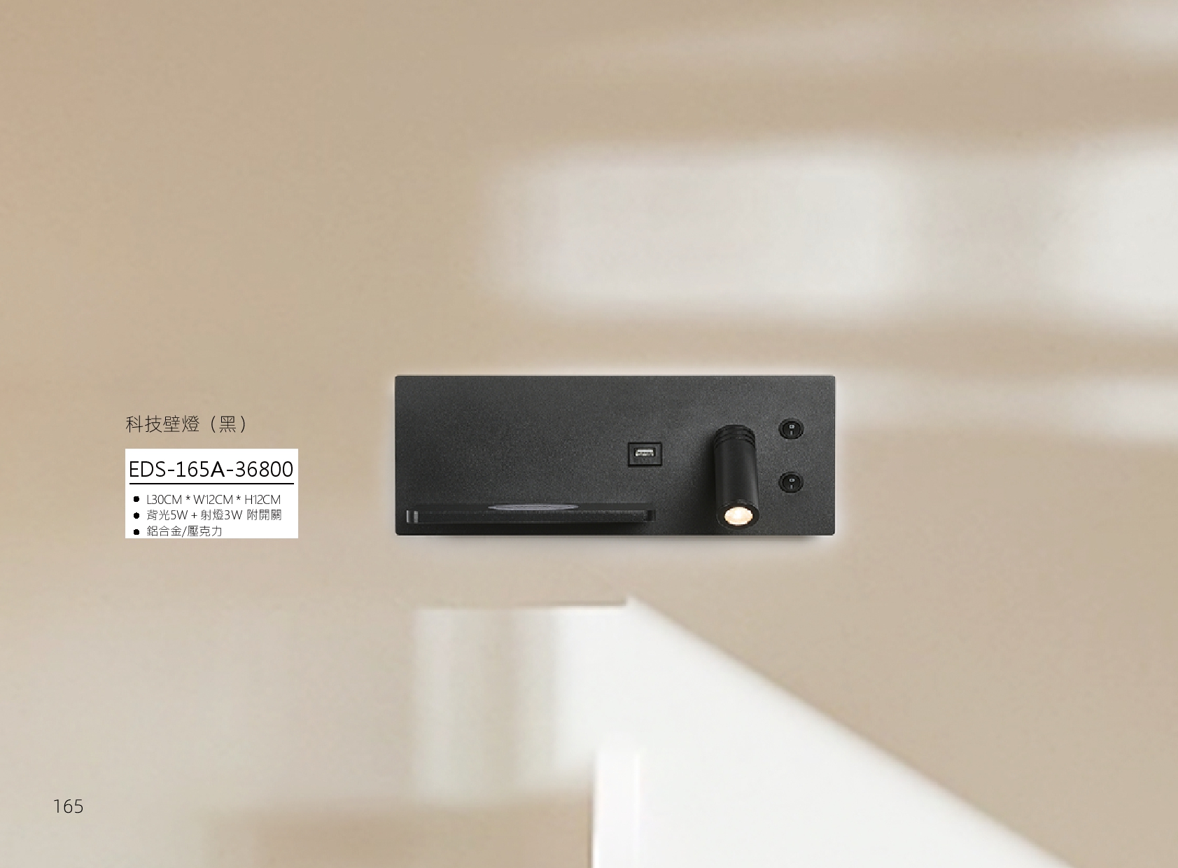 科技壁燈 EDS 165