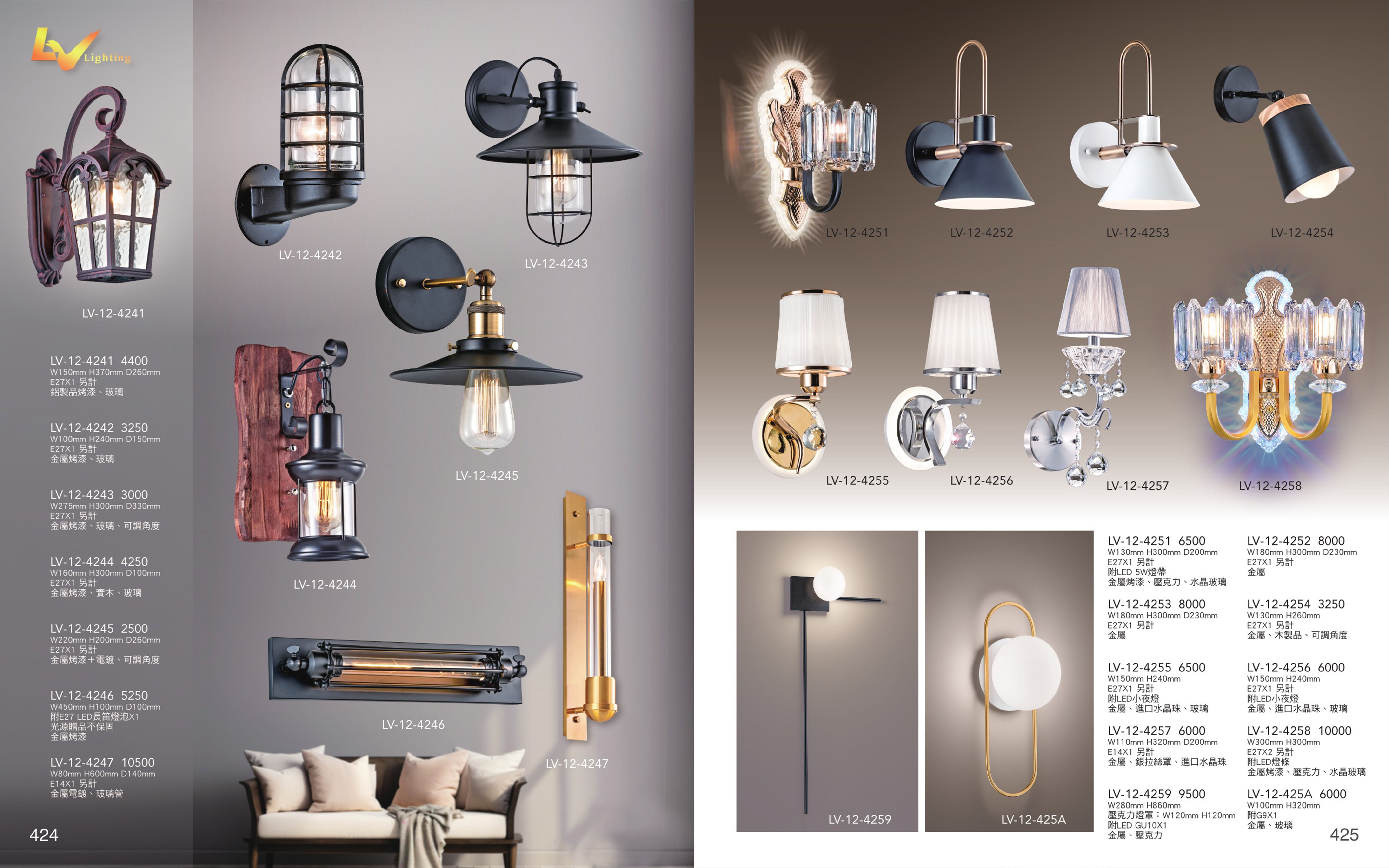 壁燈系列 LV424