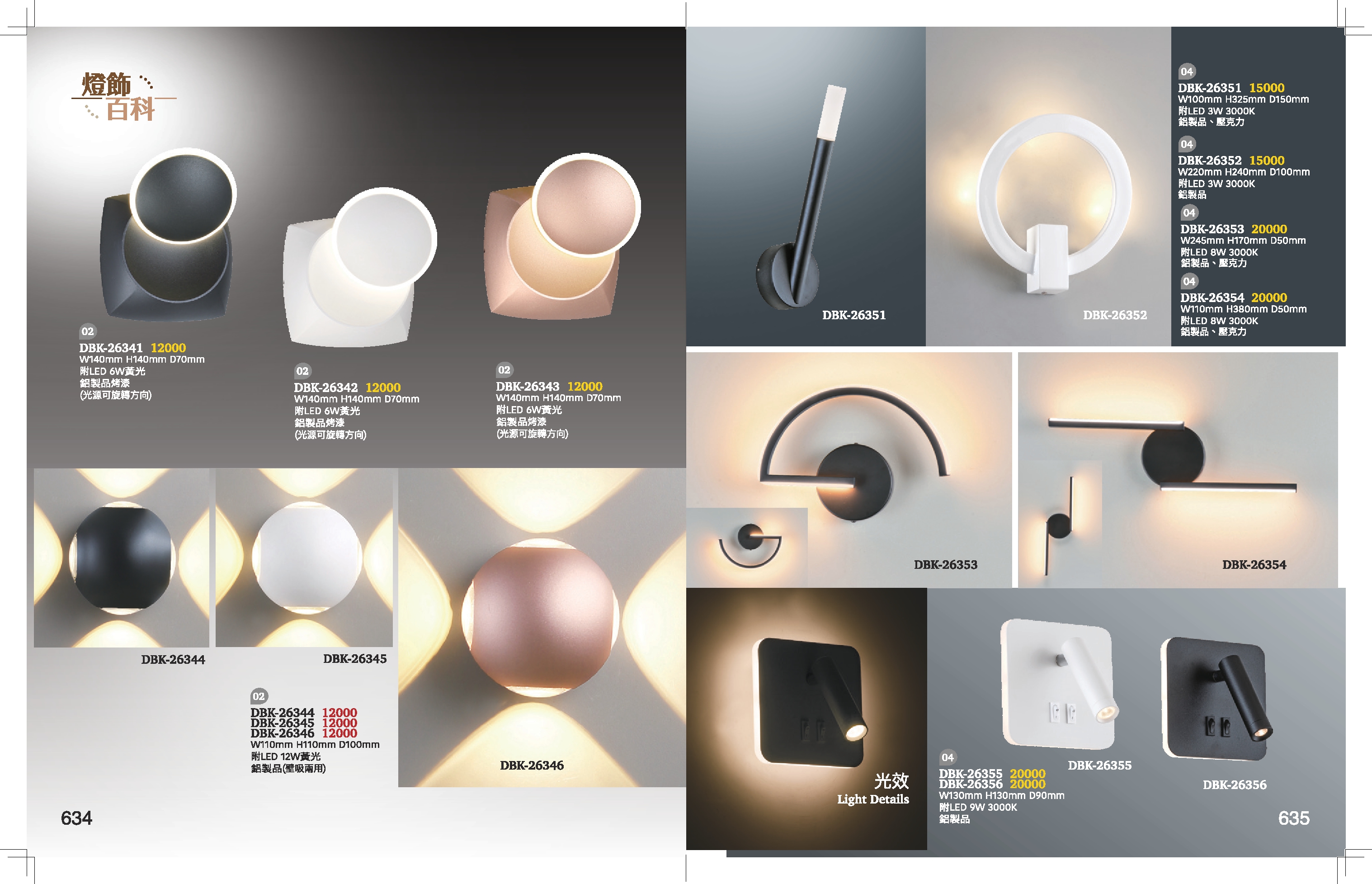 LED 壁燈系列 K634