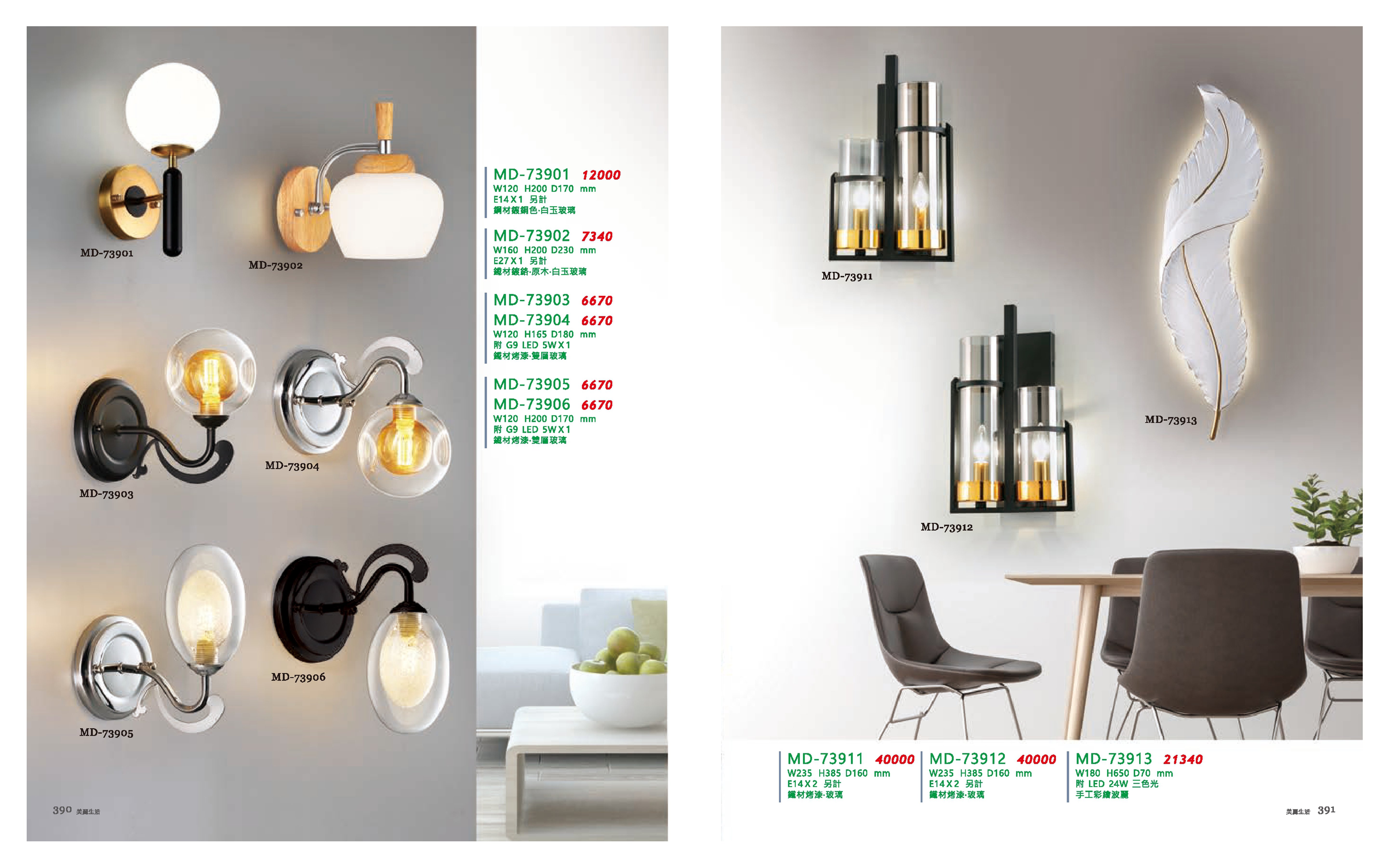 壁燈系列 MD390