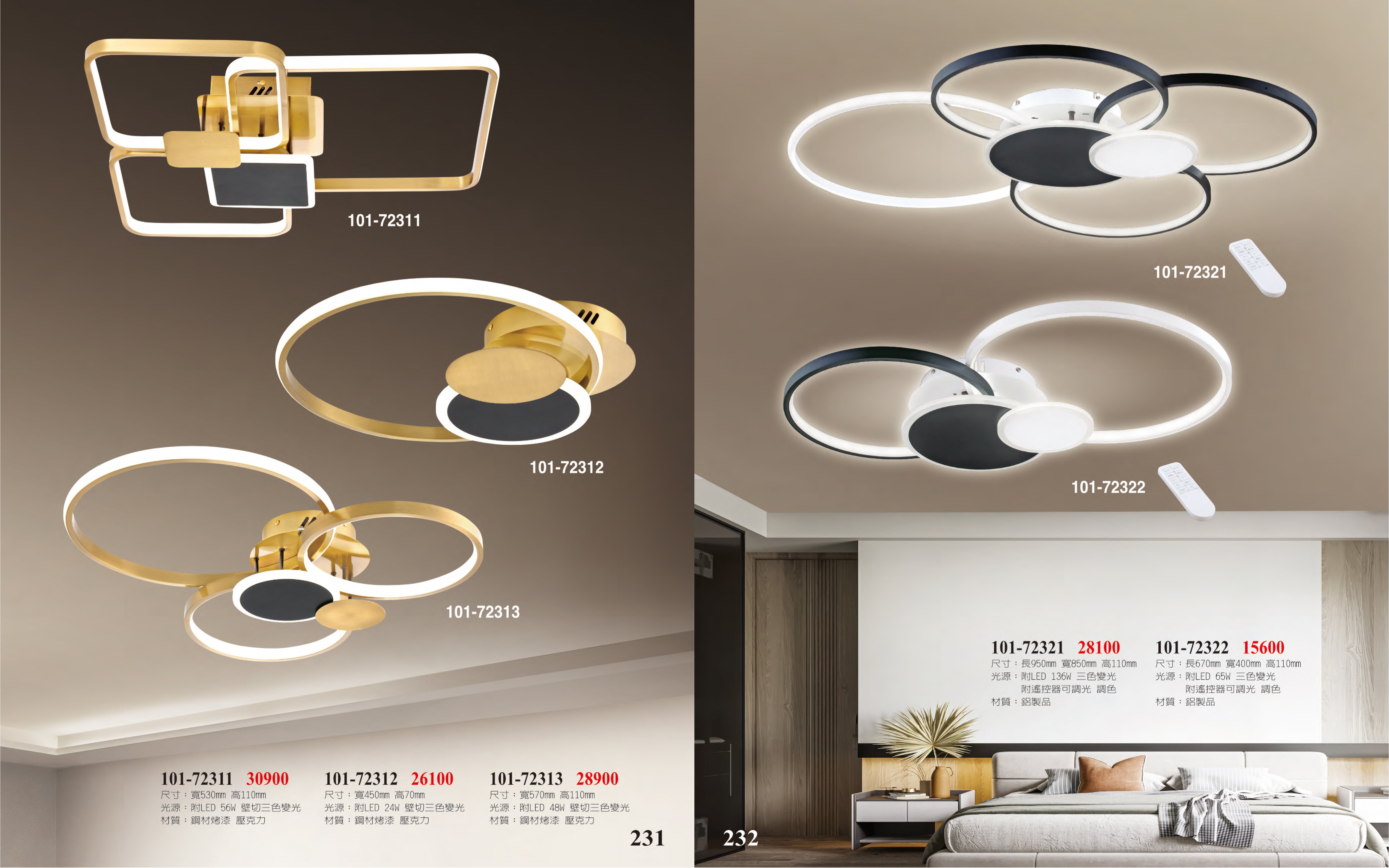 LED吸頂燈系列 101-231