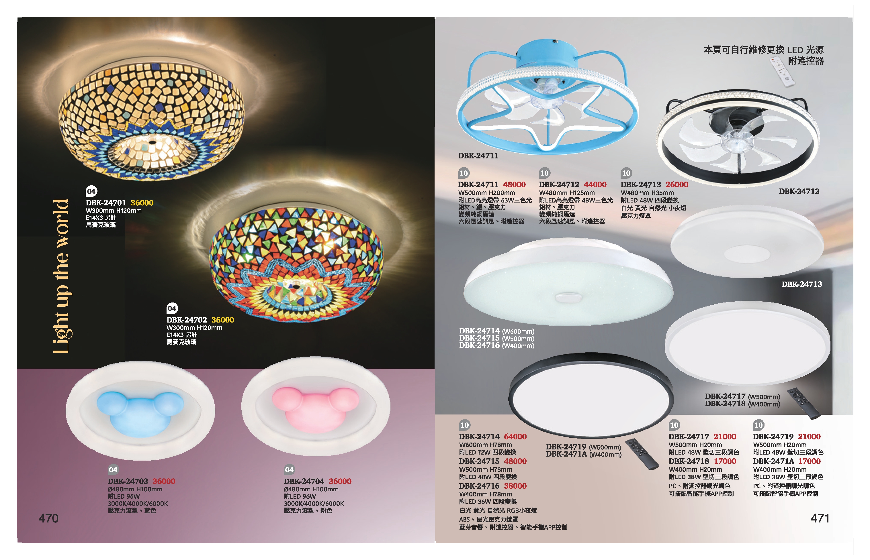 吸頂燈 / LED吸頂燈系列 K470