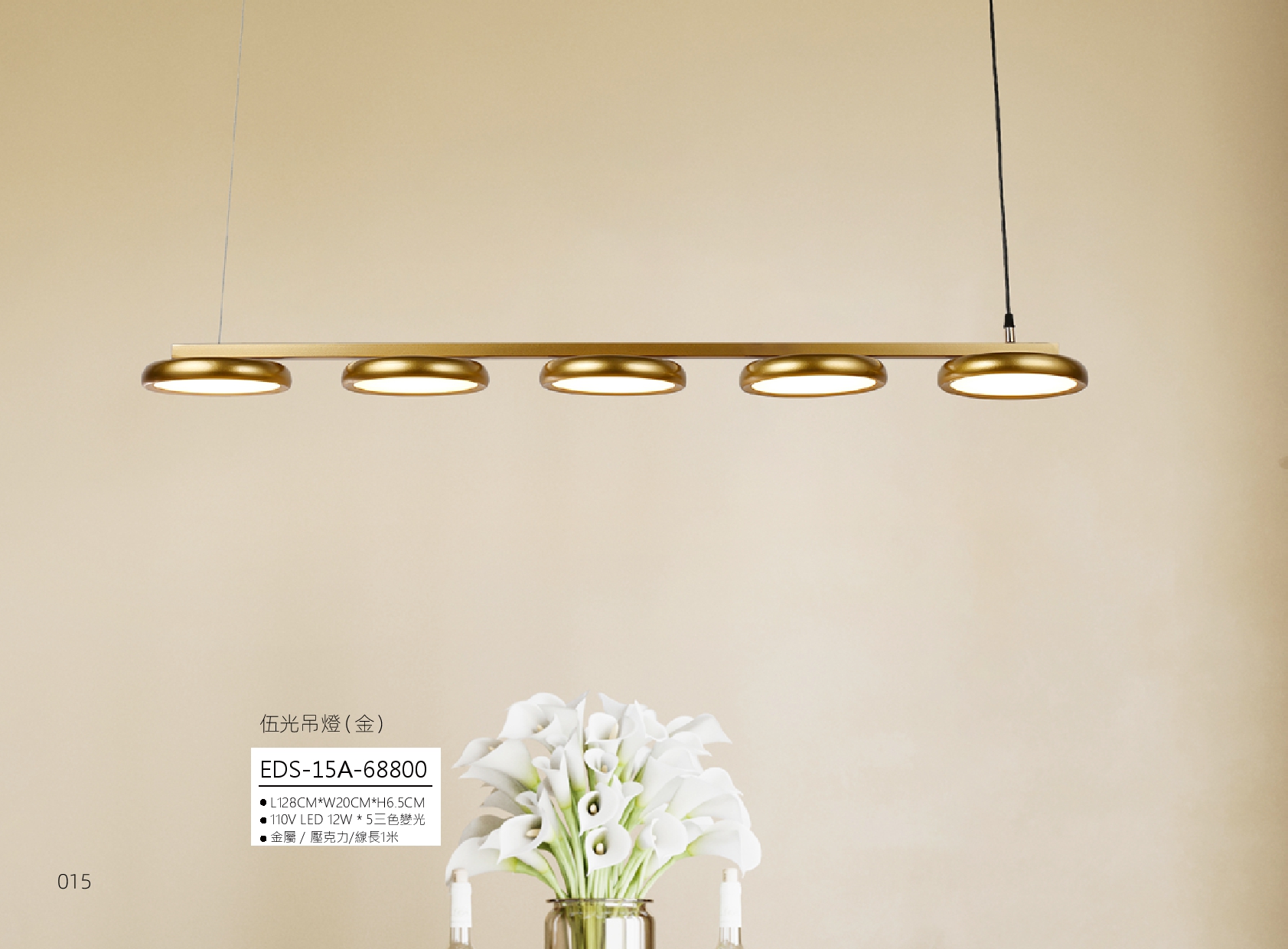 伍光吊燈 EDS 15