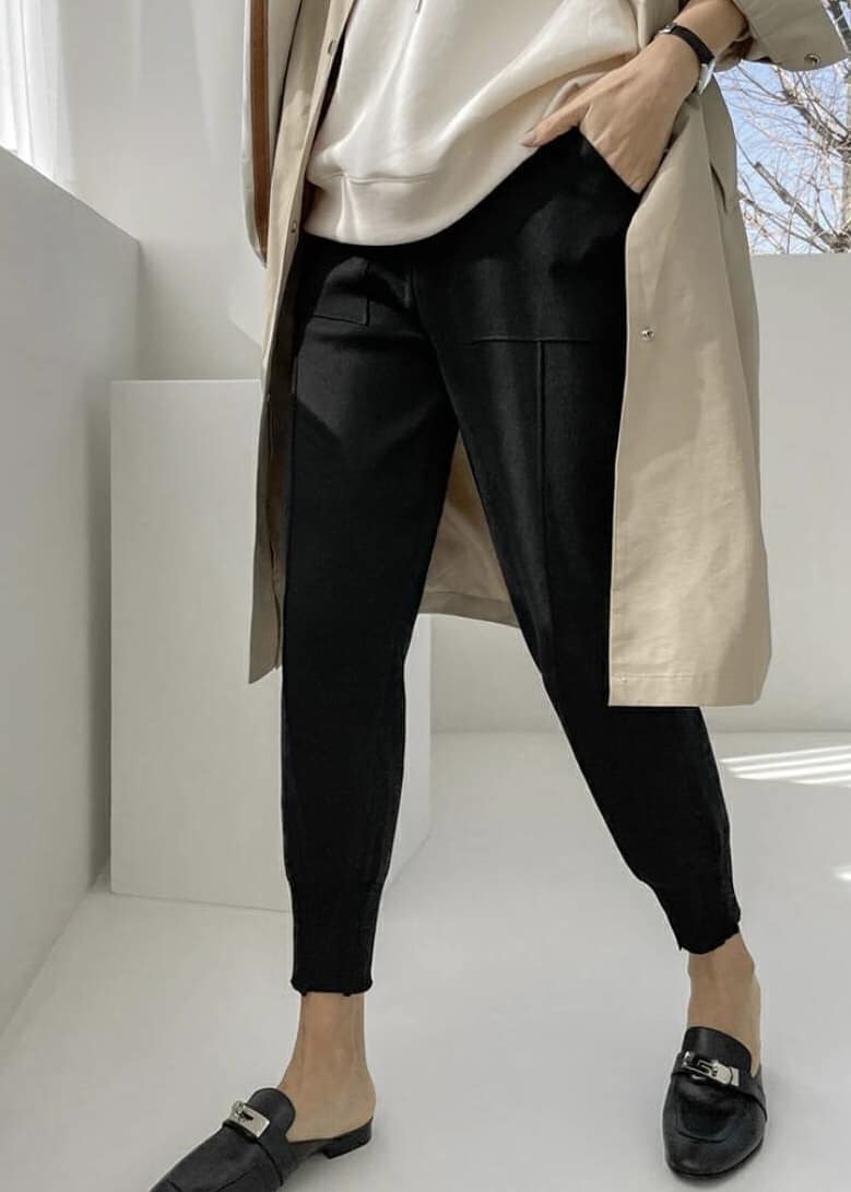 【SALE商品】質感舒適針織修身褲*1色 K97549