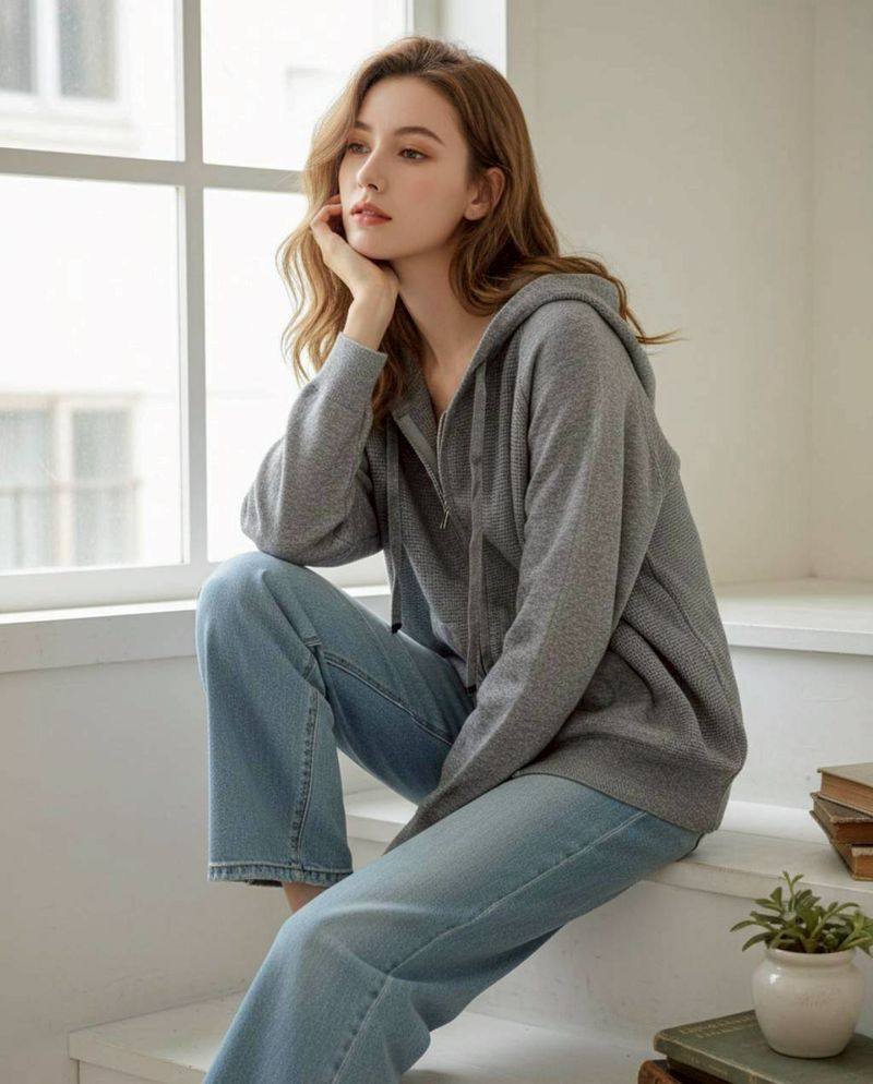 【SALE商品】針織連帽外套*5色 KB98559