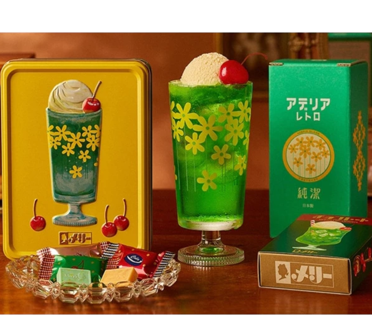 JP 日本直送｜Mary's × Aderia Retro聯名 綜合巧克力鐵盒+杯子