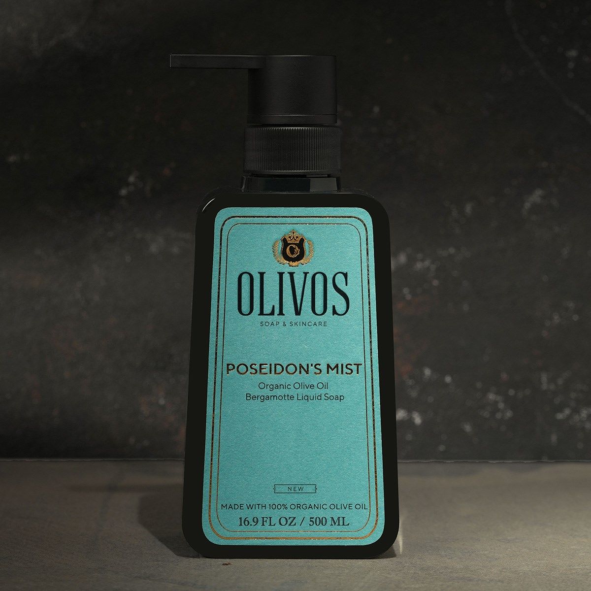 OLIVOS海洋佛手柑香氛有機橄欖果油液態皂500ml