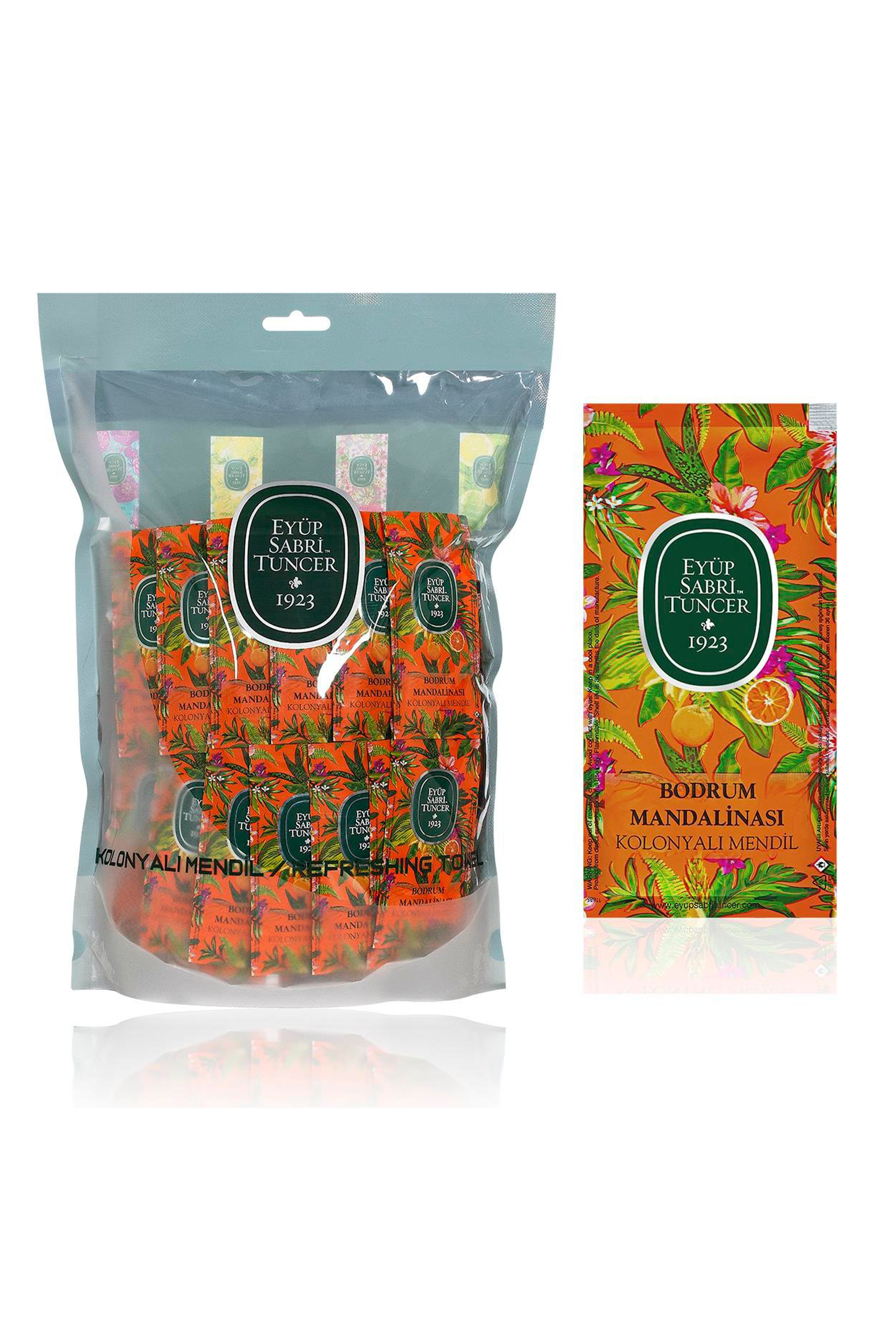 65度酒精獨立包香氛濕紙巾150入-柏德魯姆柑橘