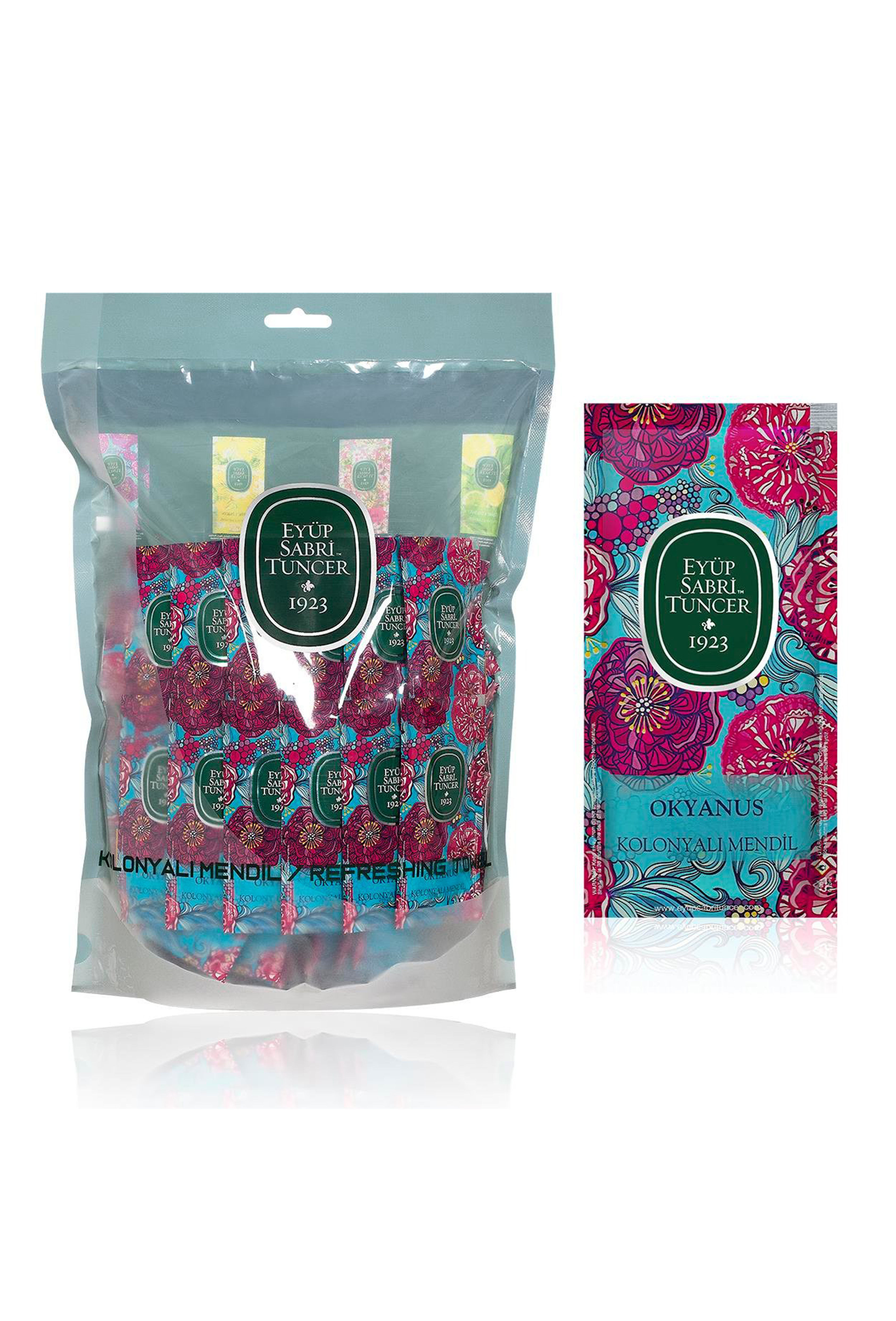 65度酒精獨立包香氛濕紙巾150入-沁新藍海洋香