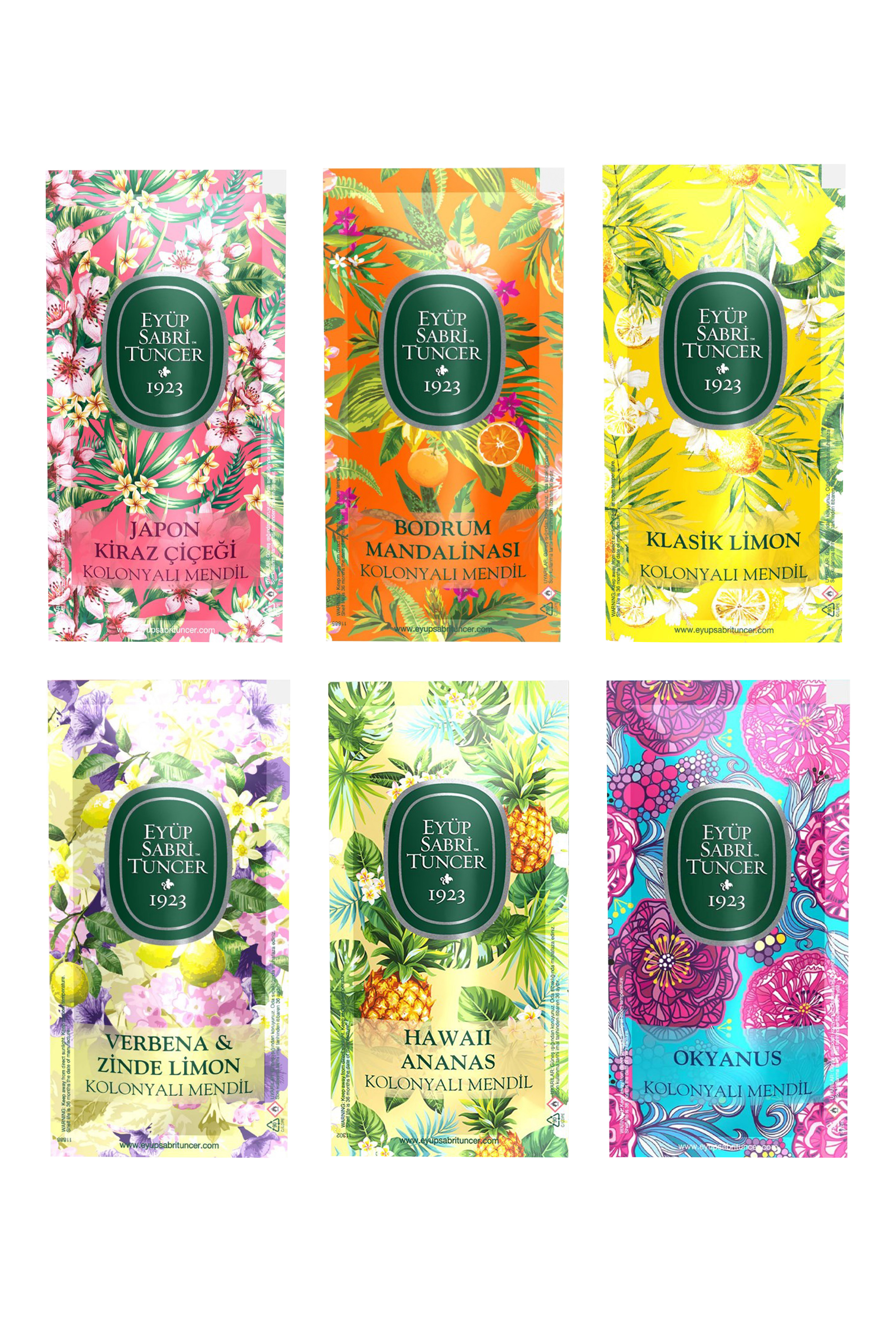 客製包裝酒精濕紙巾(香味各12入)