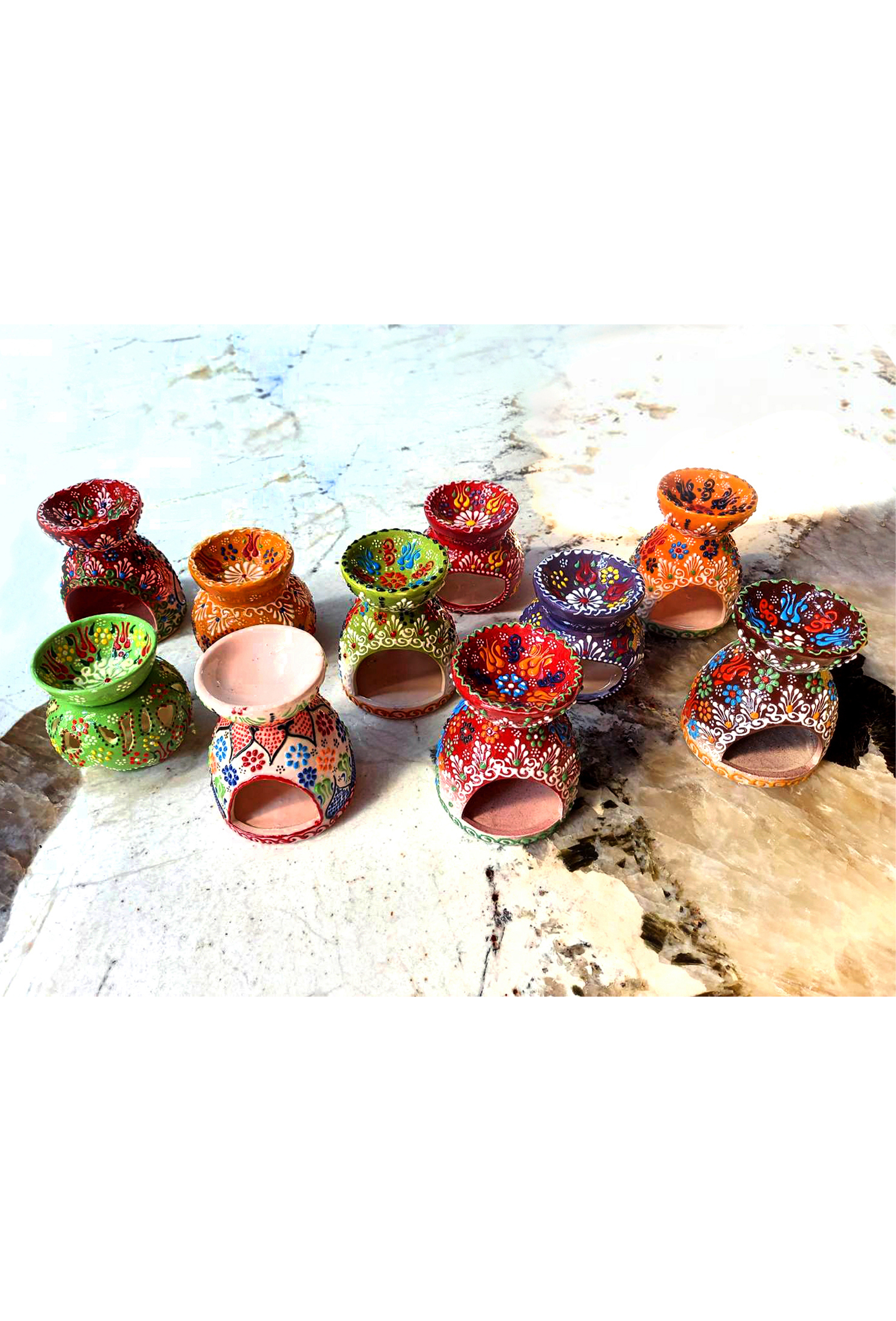 鄂圖曼手繪精油燈座