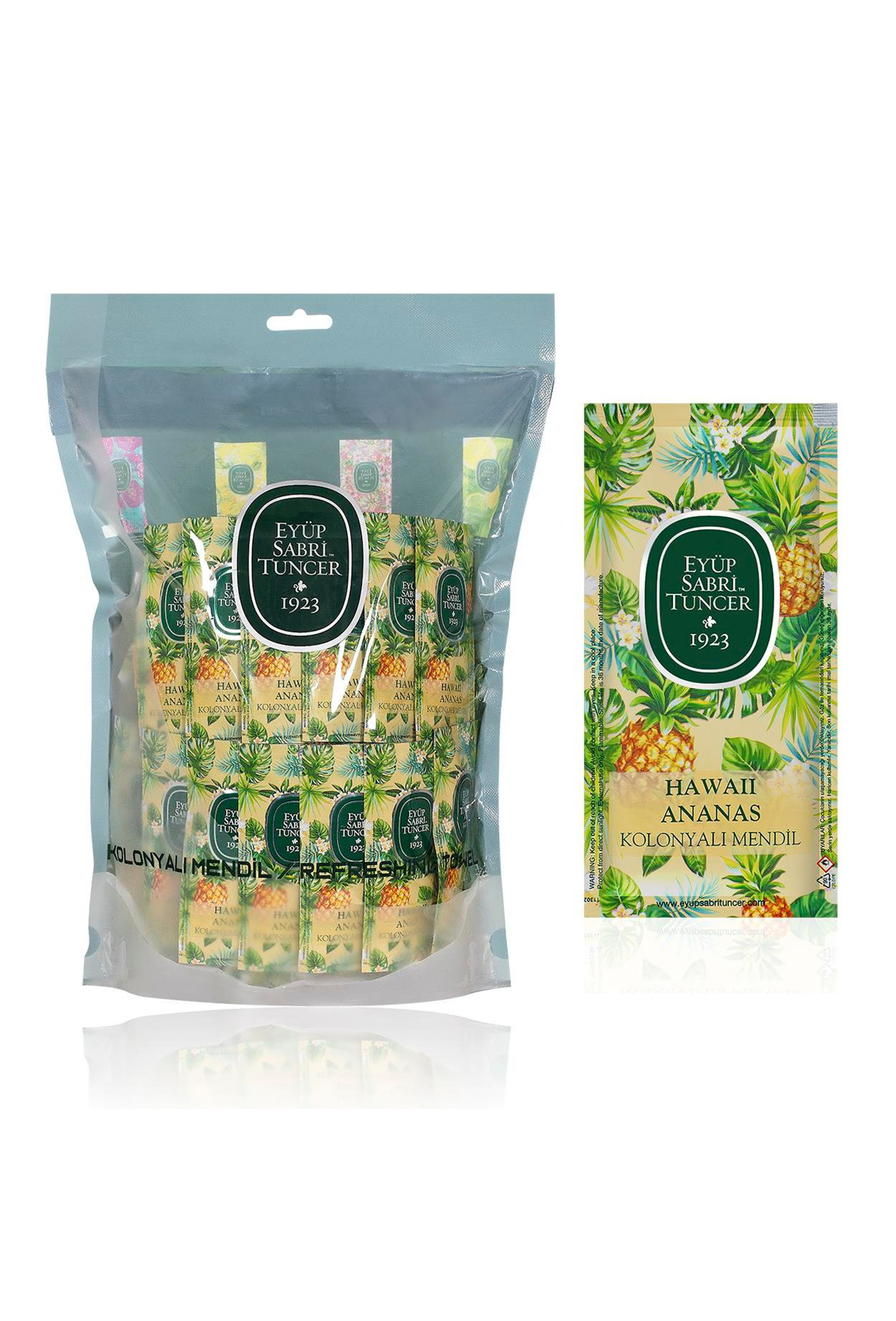 65度酒精獨立包香氛濕紙巾150入-夏威夷群島