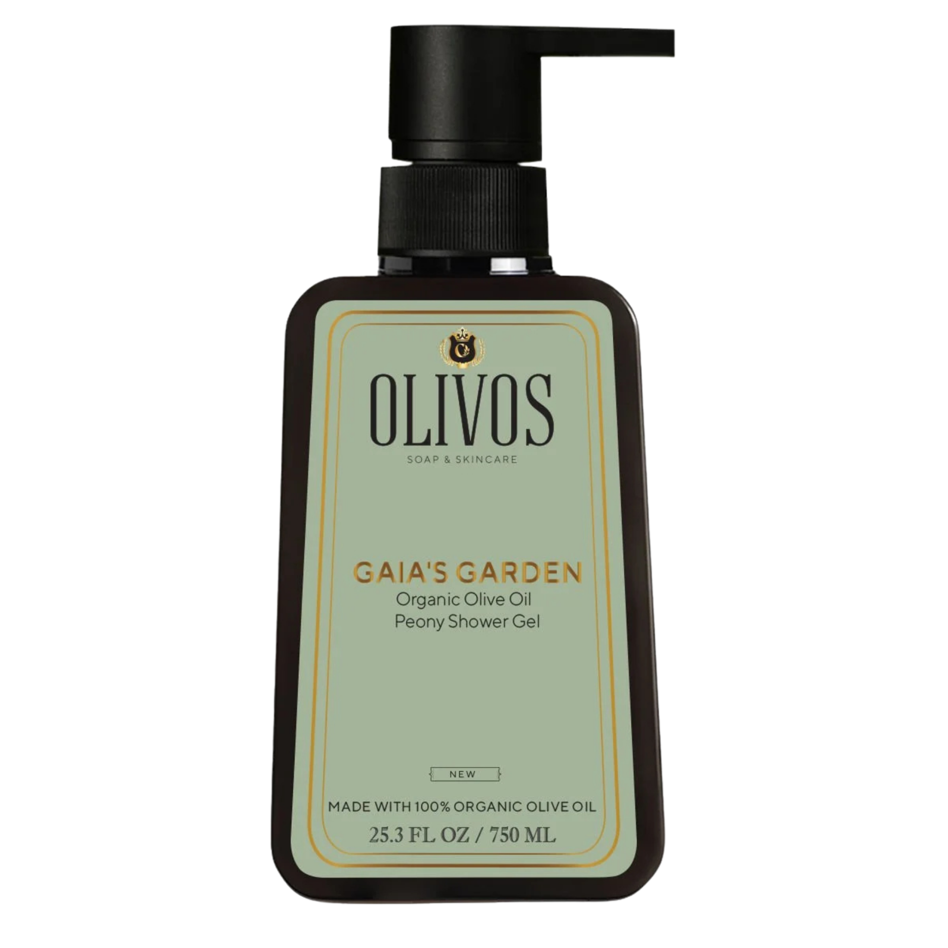 OLIVOS有機牡丹玫瑰花園橄欖果油沐浴露750ml