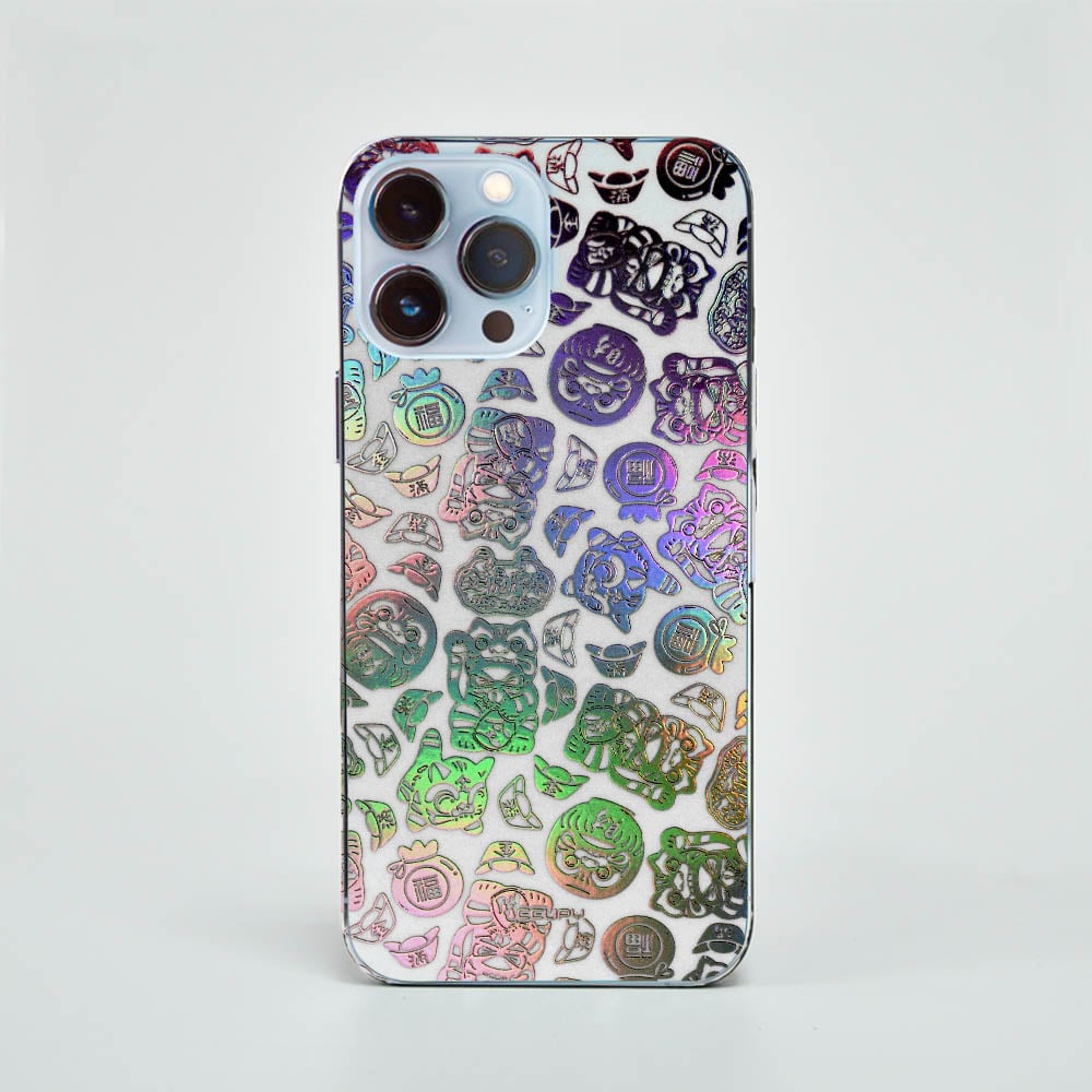 3D鈦晶雕流光膜-黑占版-金虎爺