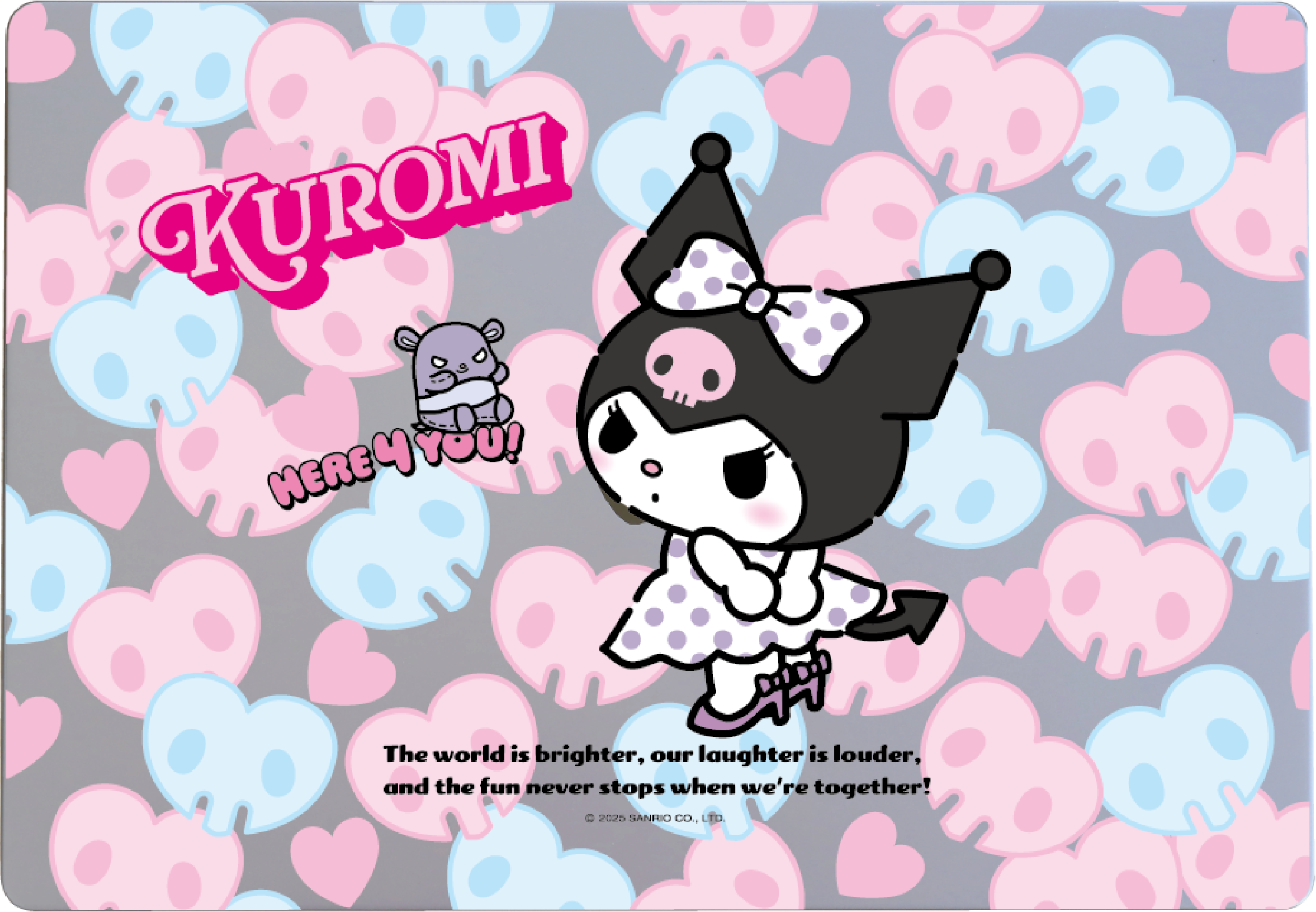 三麗鷗-彩繪晶雕筆電膜-酷洛米系列