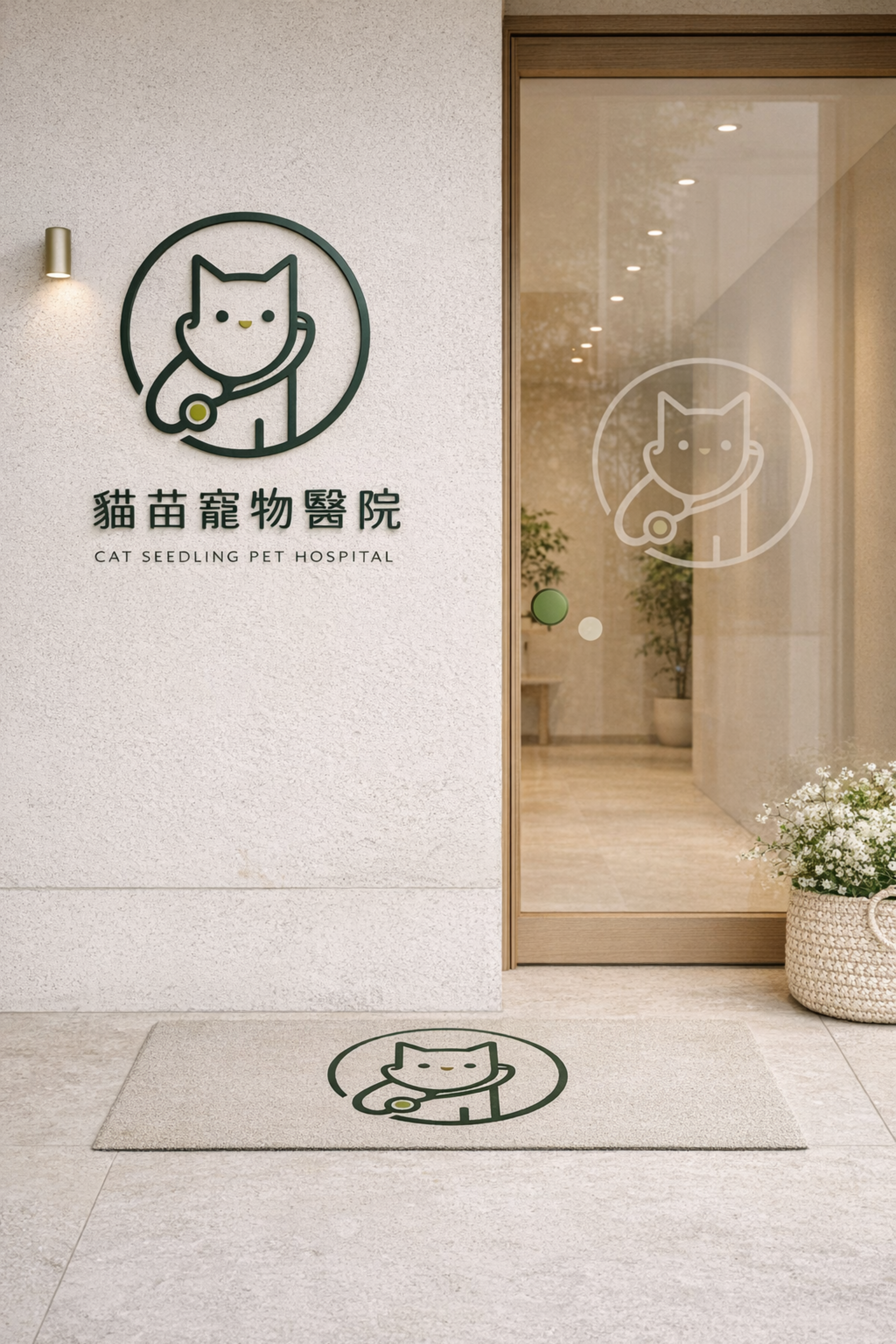 貓苗寵物醫院 / Visual Identity