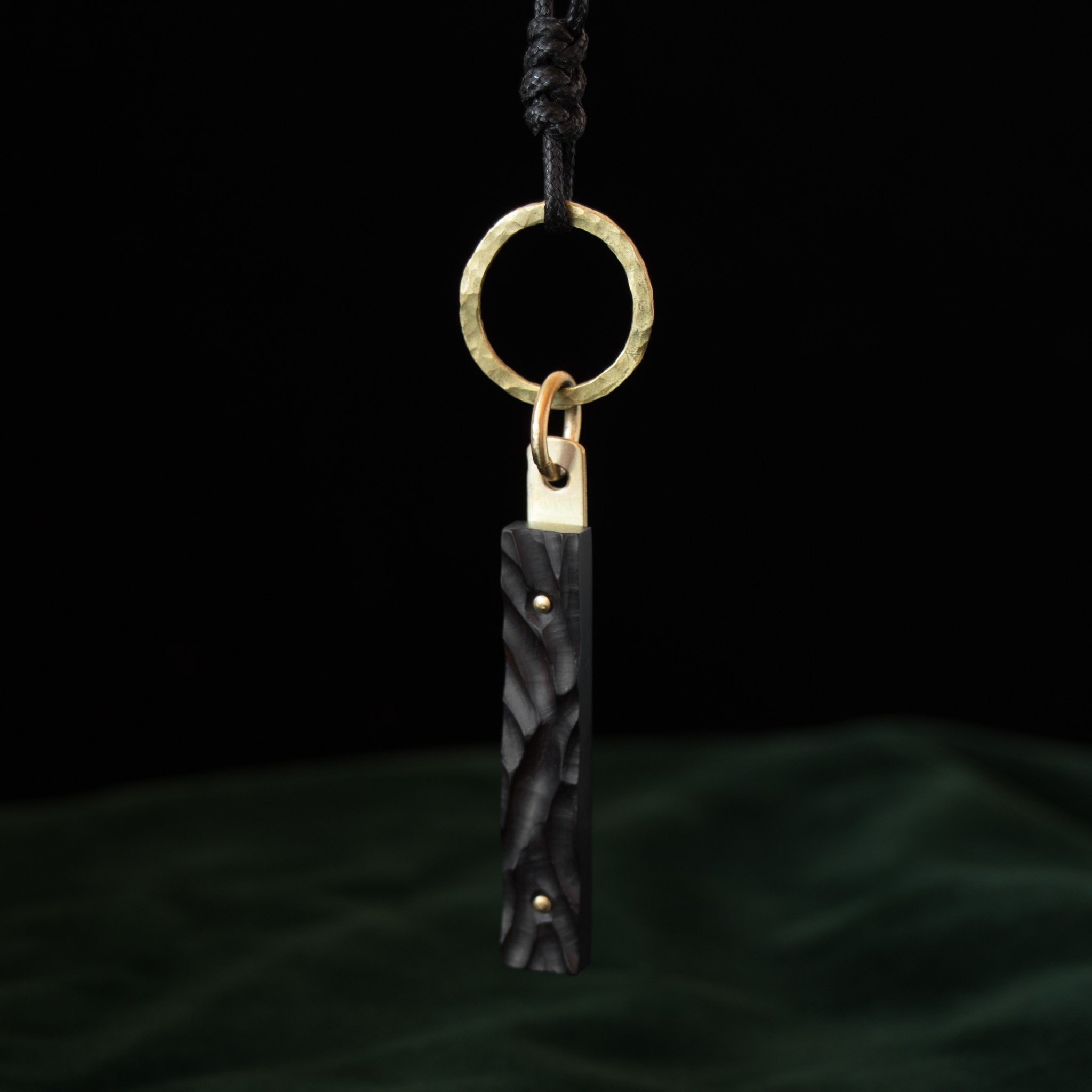 黑檀木 漣漪項鍊