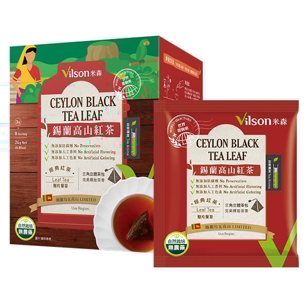 【米森】錫蘭高山紅茶(3gx8包/盒)