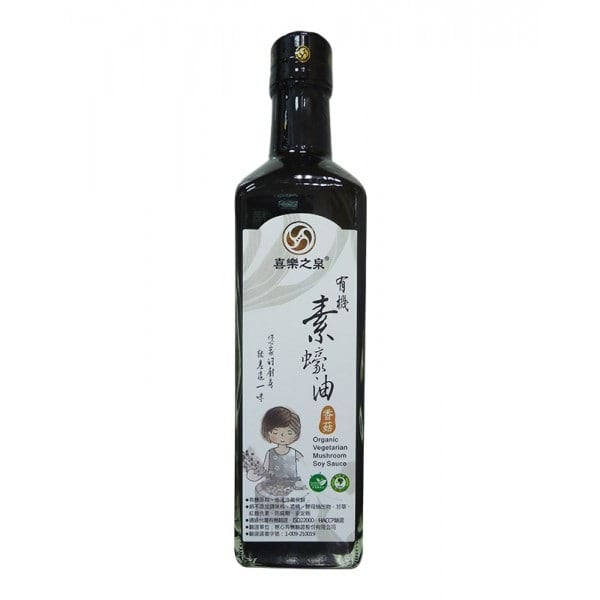 【喜樂之泉】有機素蠔油 500ml