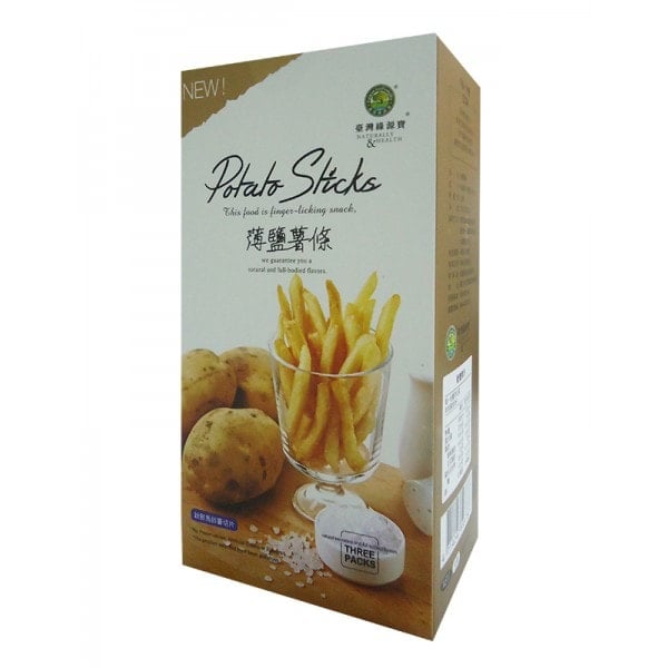 【綠源寶】薄鹽薯條(35公克X3包入)