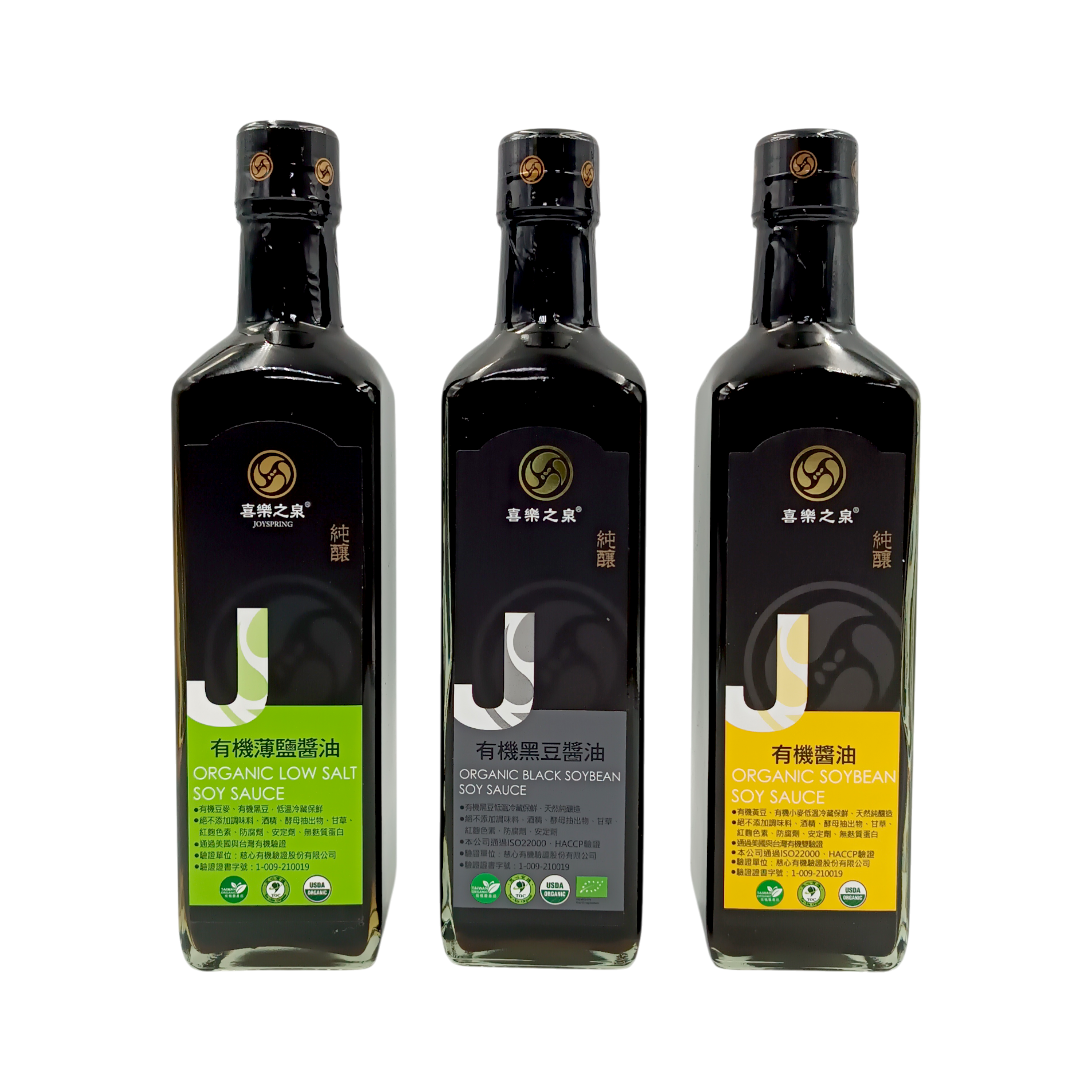 【喜樂之泉】有機醬油系列500ml