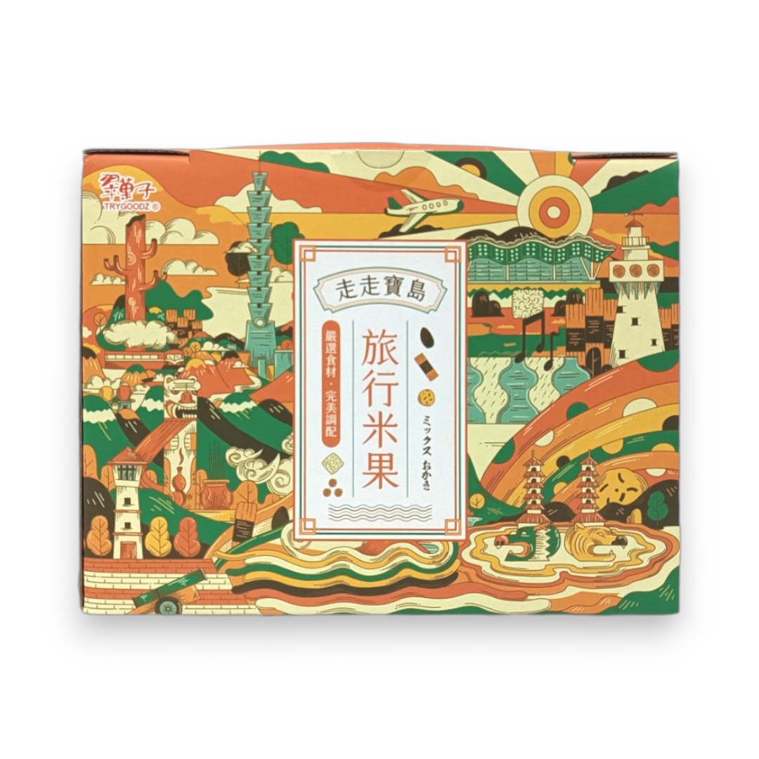 【翠菓子】走走寶島米果禮盒(20gx25包)