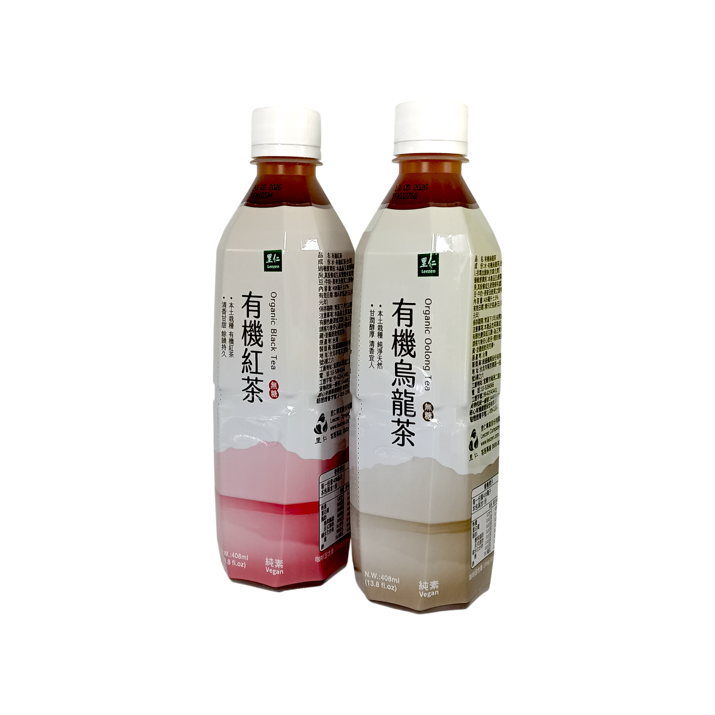 【里仁】有機紅茶/烏龍茶 406ml