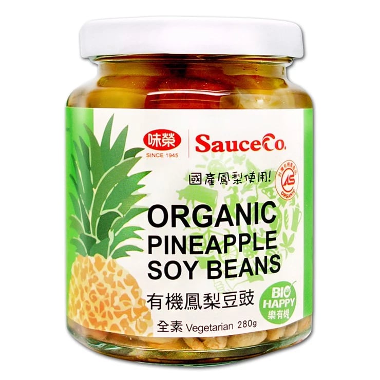 【味榮】 有機鳳梨豆豉280g/罐