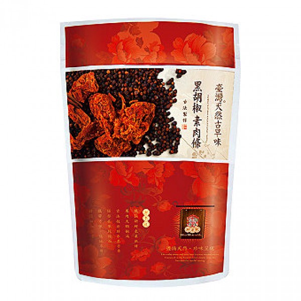 【綠源寶】黑胡椒素肉條200g