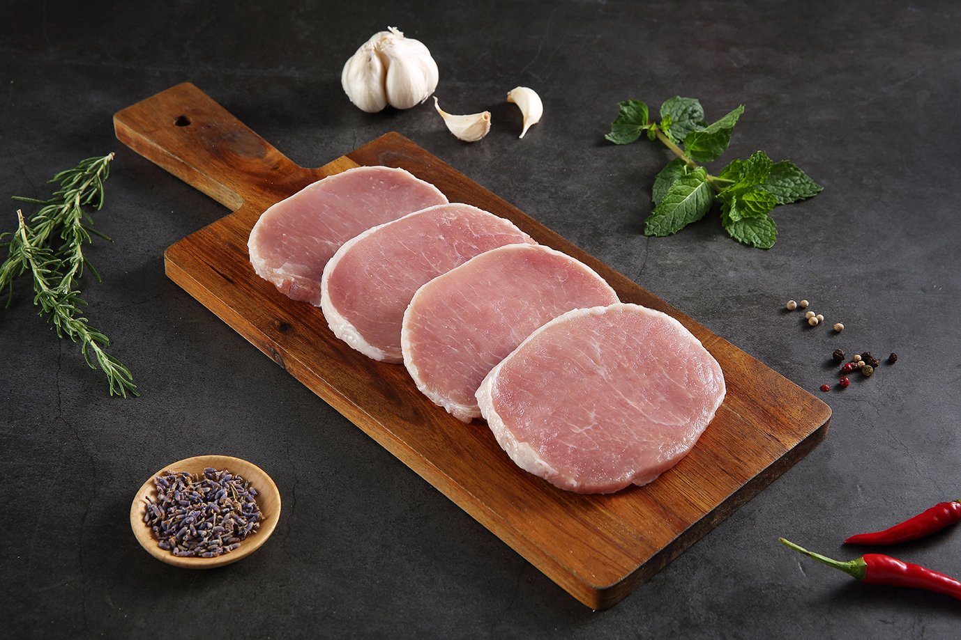 【香草豬】里肌排 225g