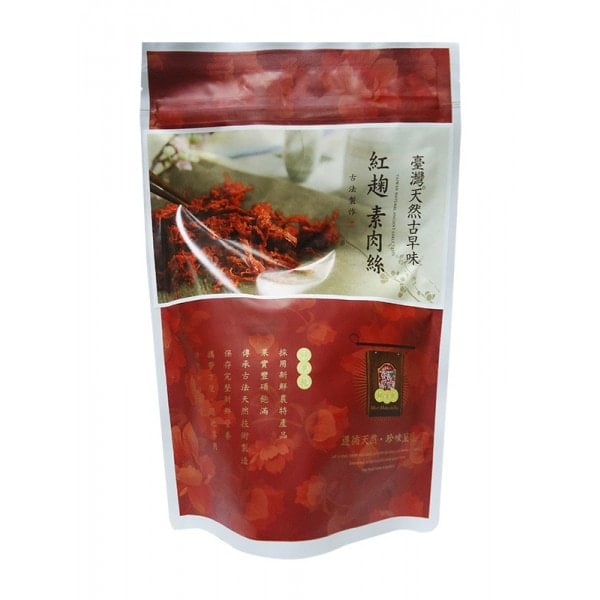 【綠源寶】紅麴素肉絲(200公克/包)