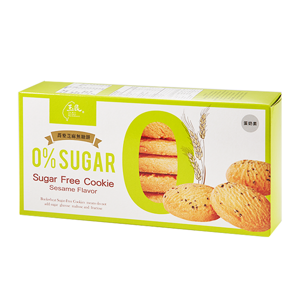 【玉民】無糖蕎麥芝麻餅(無糖) 80g