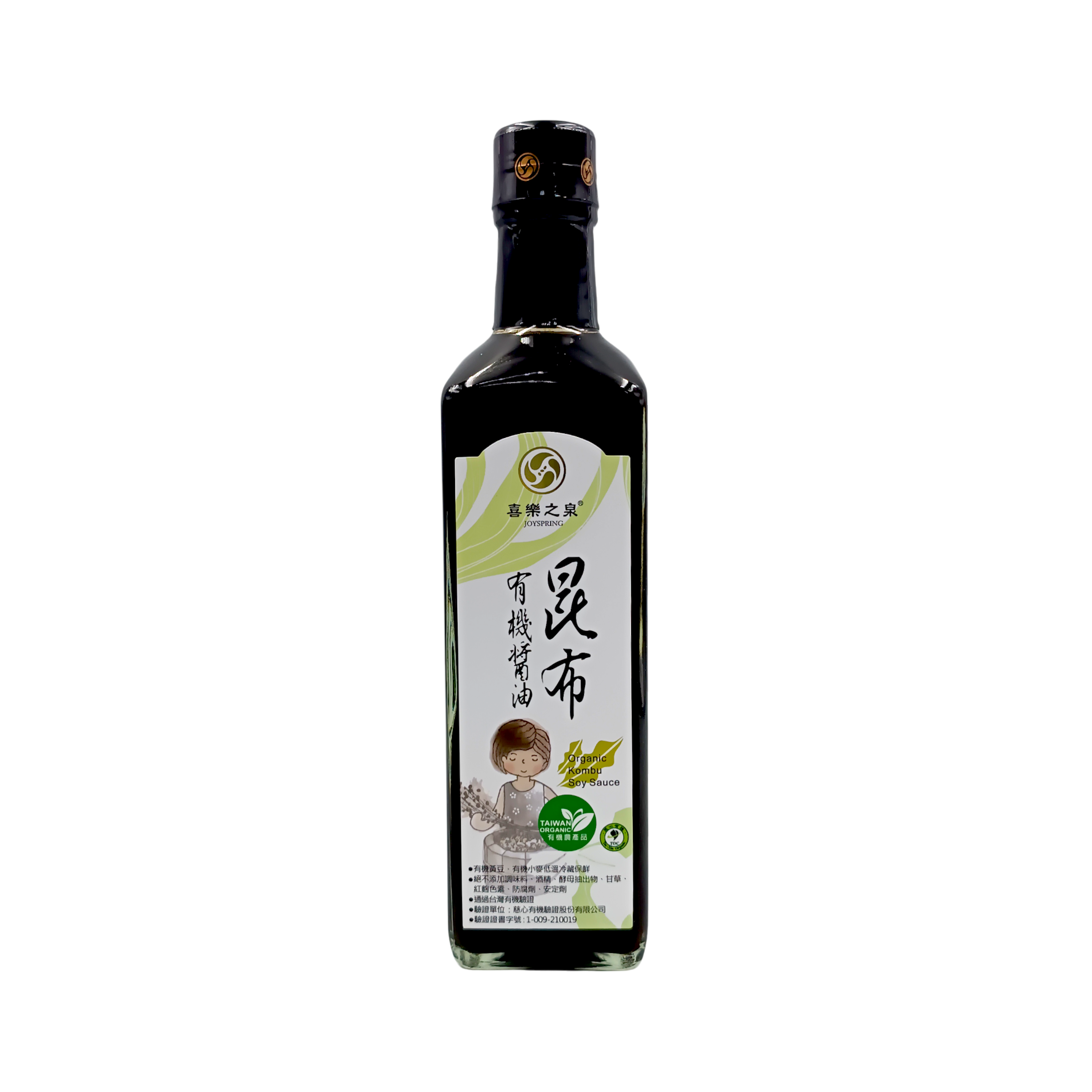【喜樂之泉】昆布有機醬油 500ml