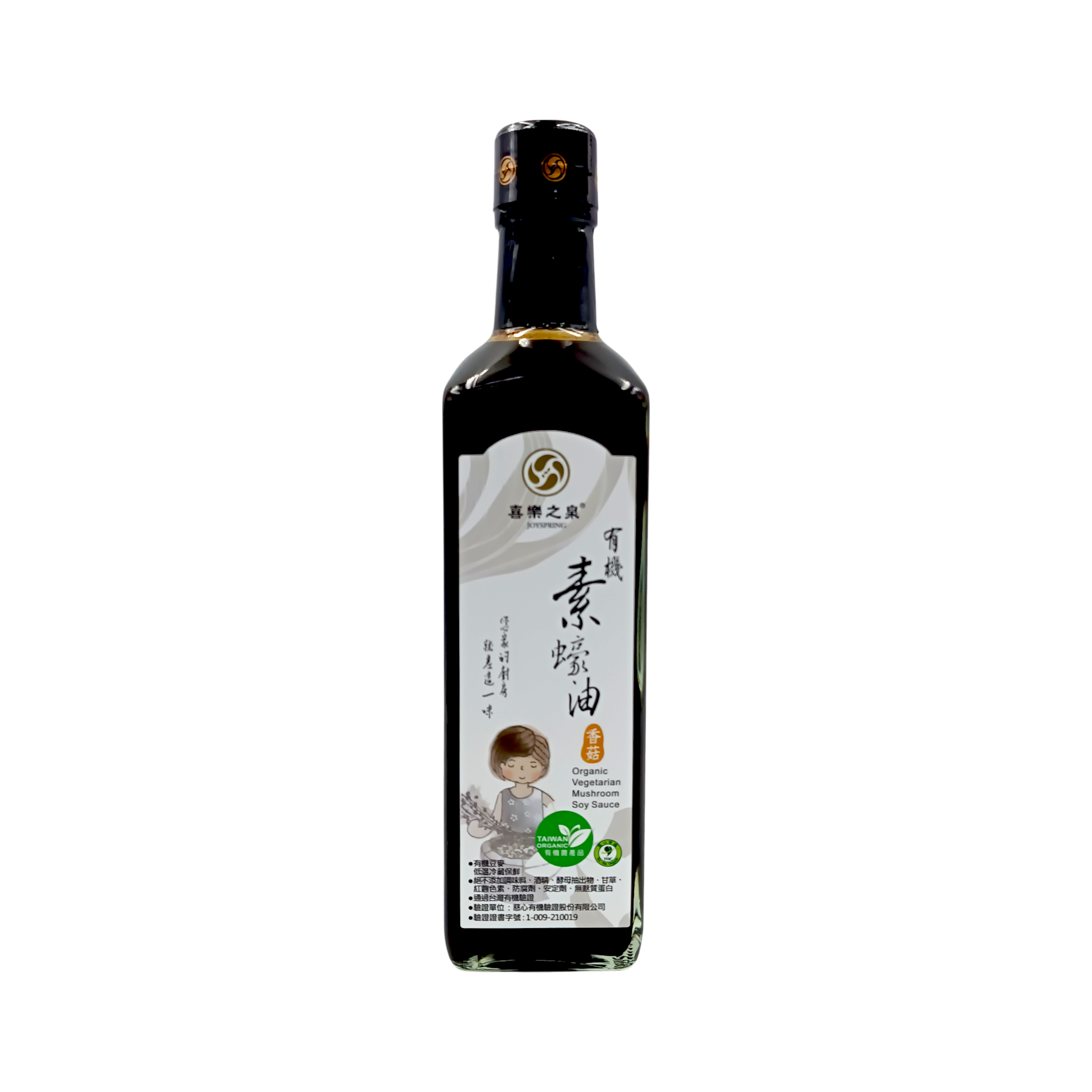 【喜樂之泉】有機素蠔油 500ml